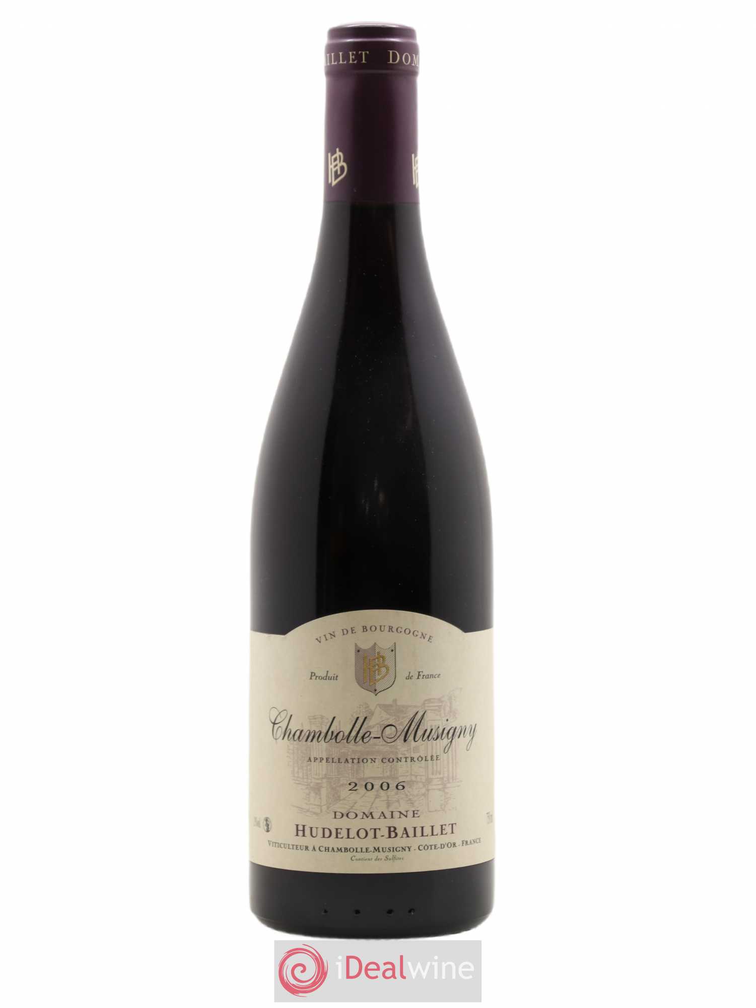 Chambolle-Musigny Hudelot Baillet 2006 - Lot de 1 bouteille - 0