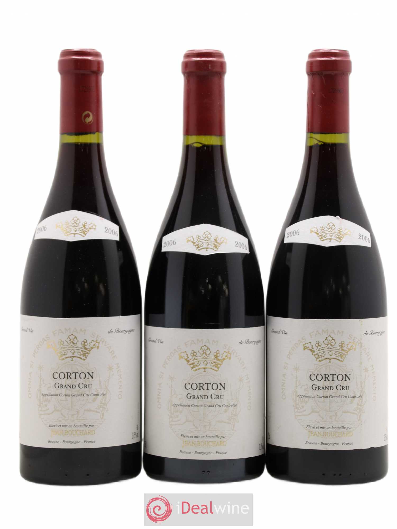 Corton Grand Cru Jean Bouchard 2006 - Lot de 3 bouteilles - 0