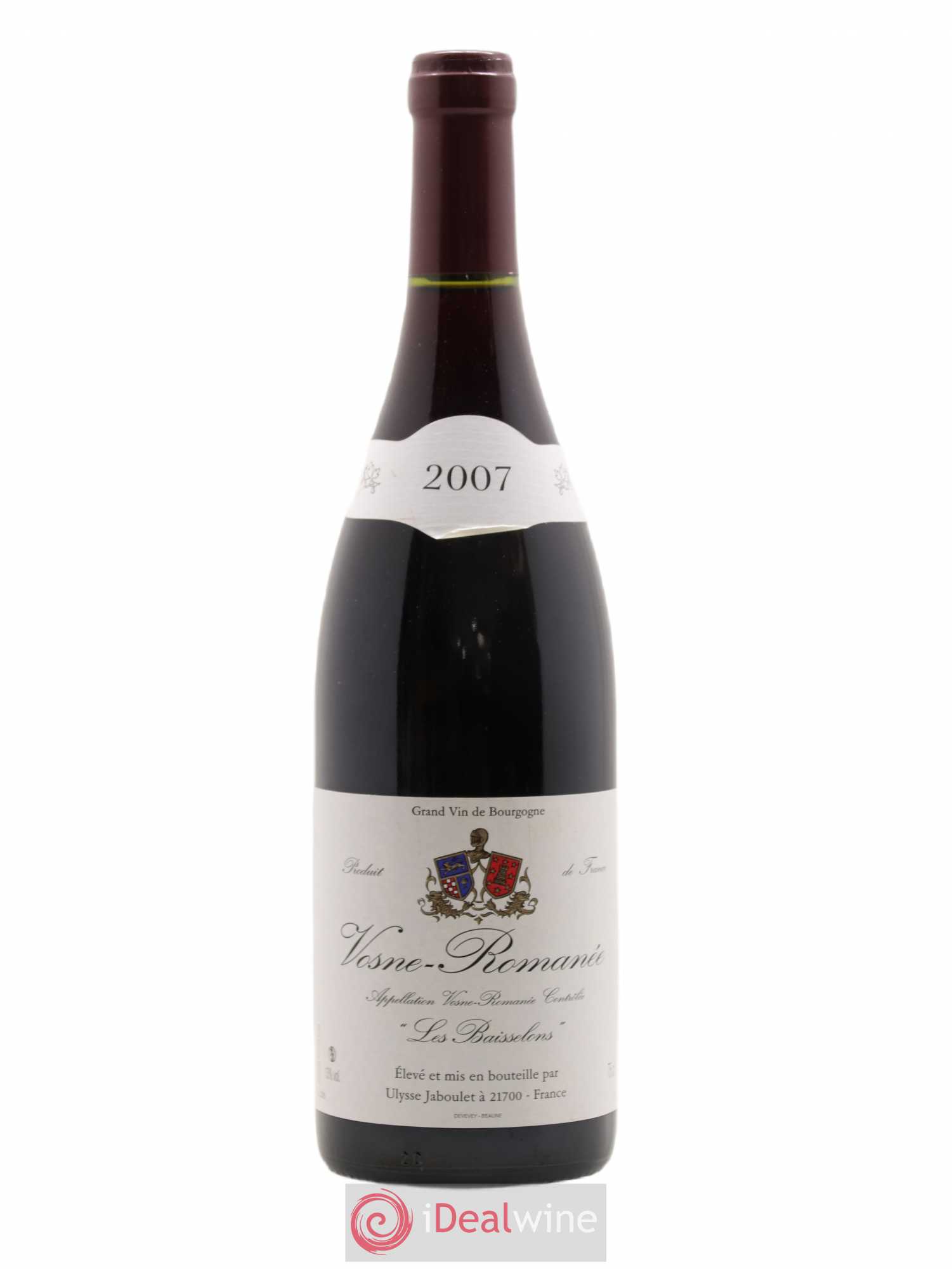 Vosne-Romanée Les Baisselons Ulysse Jaboulet 2007 - Posten von 1 Flasche - 0