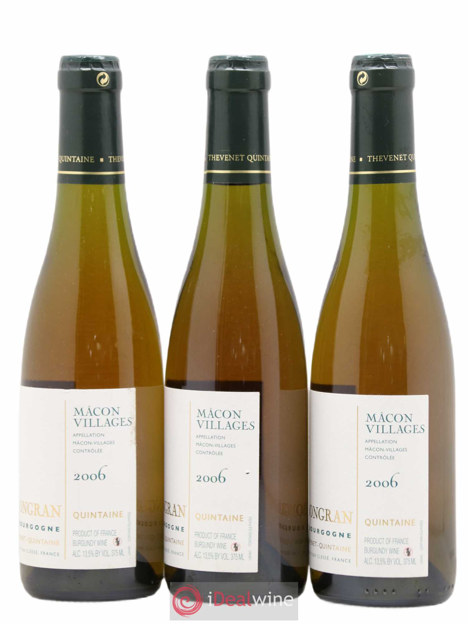 Mâcon Cuvée Botrytis Domaine de la Bongran (J.Thevenet) 2006 - Posten von 3 Demi-Flaschen - 1
