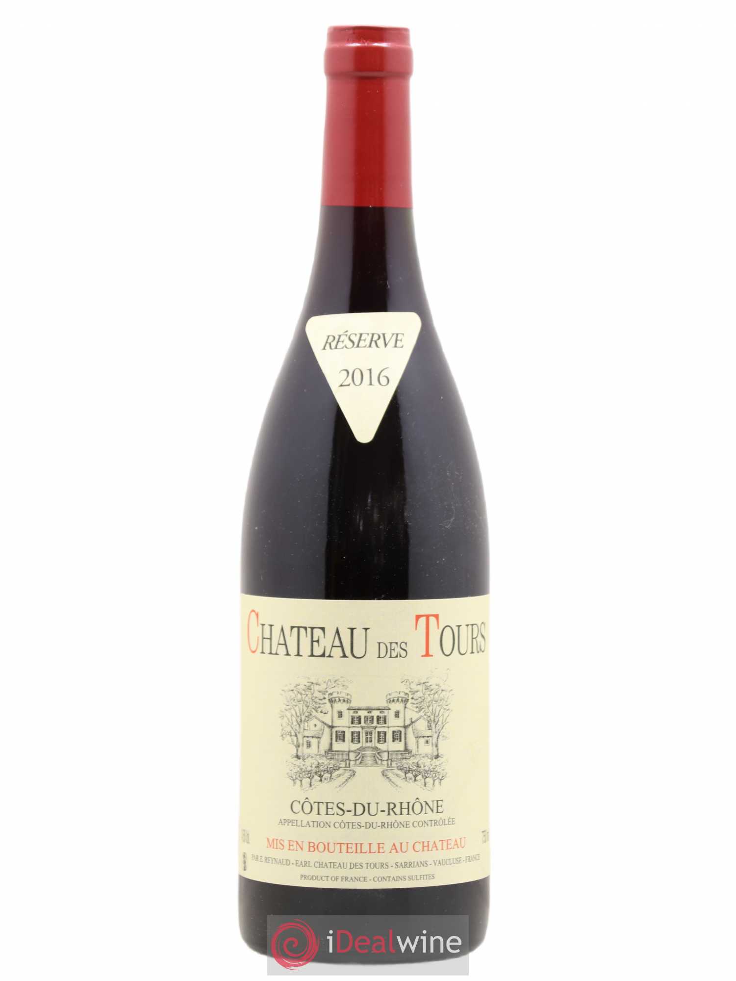 Côtes-du-Rhône Château des Tours Emmanuel Reynaud 2016 - Lot de 1 bouteille - 0