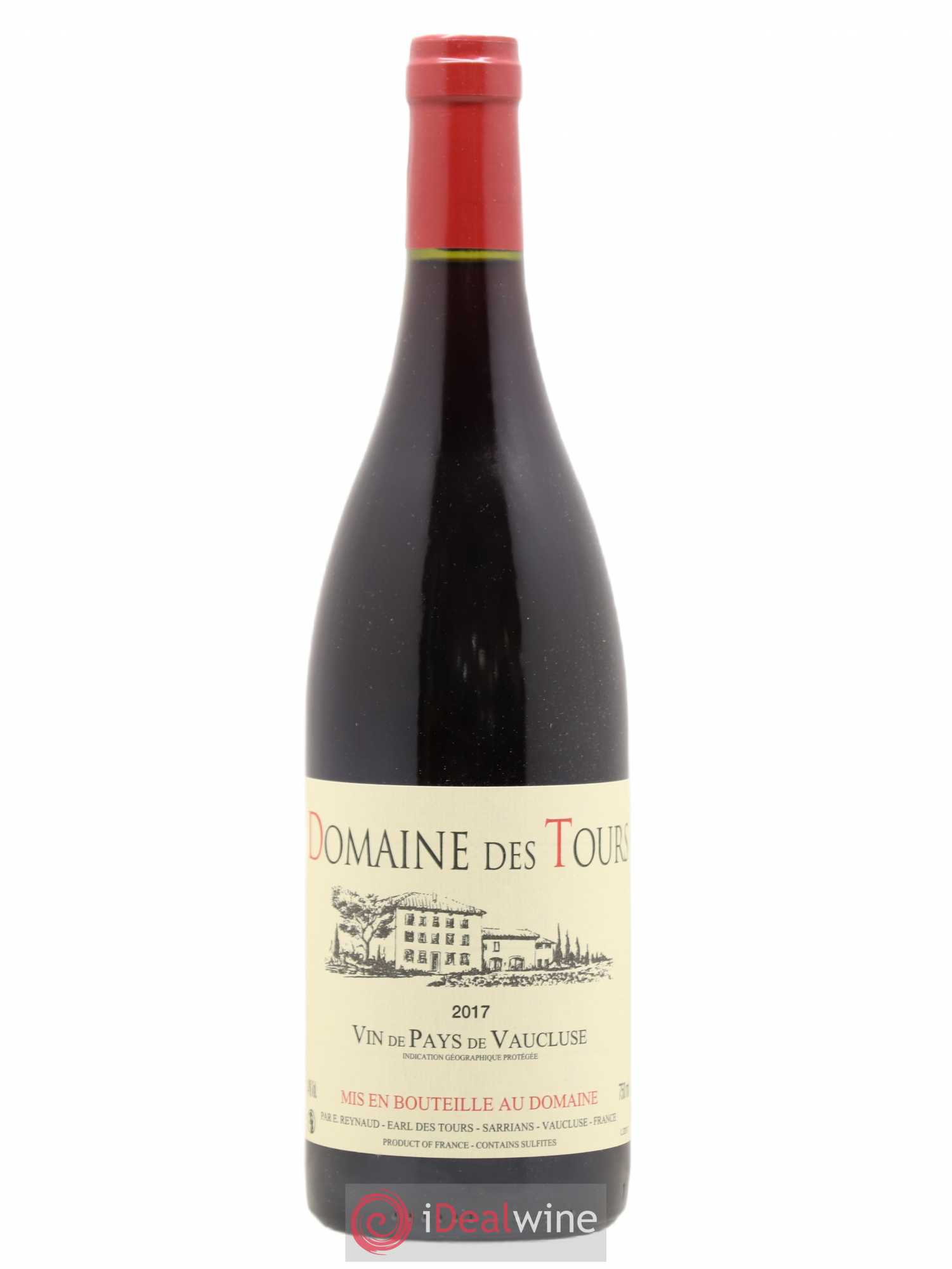 Vaucluse (Vin de Pays de Vaucluse) Domaine des Tours Emmanuel Reynaud 2017 - Lot de 1 bouteille - 0