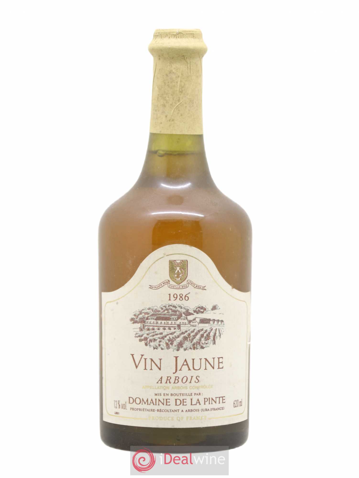 Arbois Vin Jaune Domaine de la Pinte 1986 - Lot de 1 bouteille - 0
