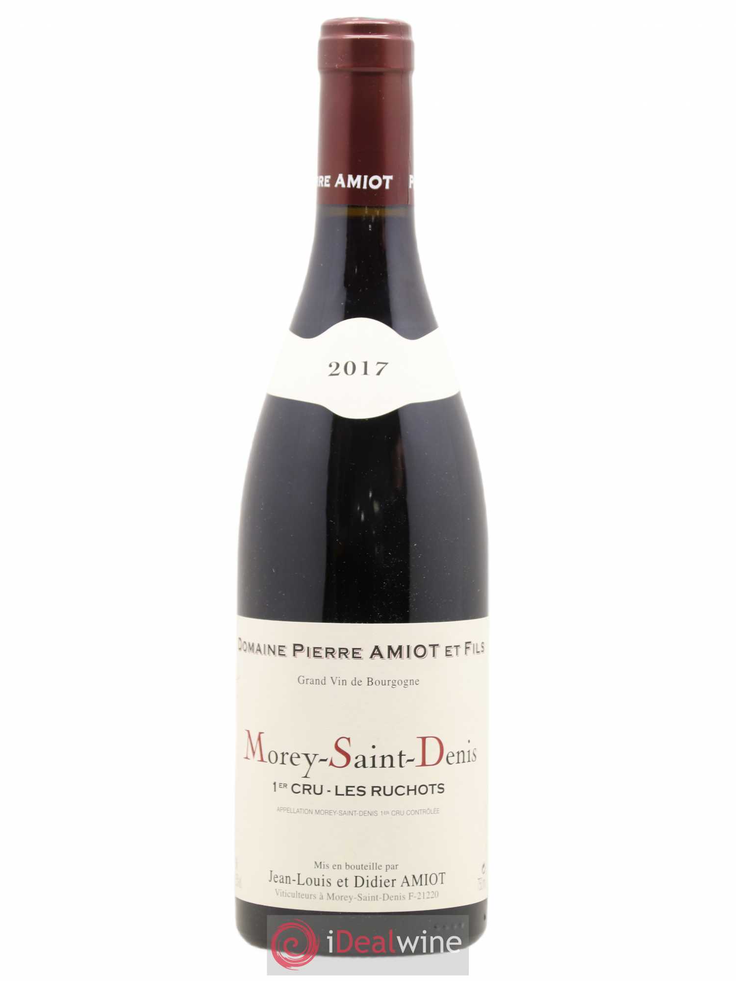 Morey-Saint-Denis 1er Cru Les Ruchots Domaine Pierre Amiot 2017 - Lot de 1 bouteille - 0