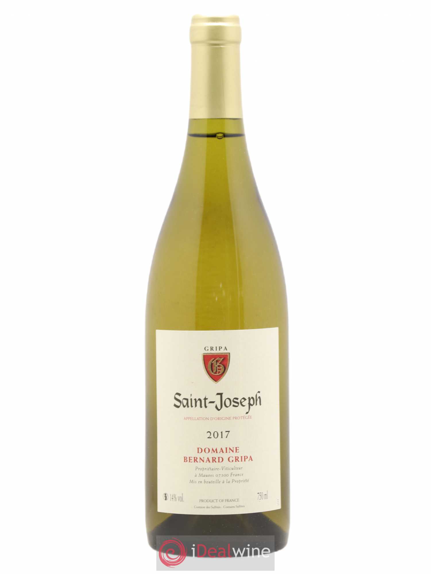 Saint-Joseph Bernard Gripa (Domaine) 2017 - Lot de 1 bouteille - 0