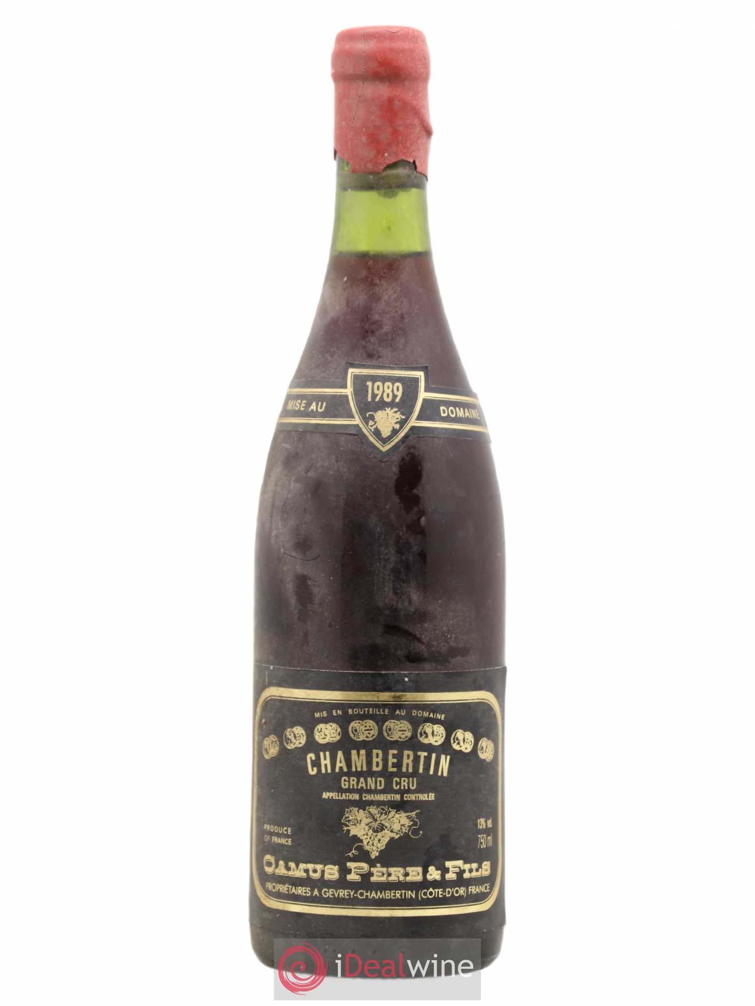 Chambertin Grand Cru Camus Père et Fils (Domaine) 1989 - Lot de 1 bouteille - 0