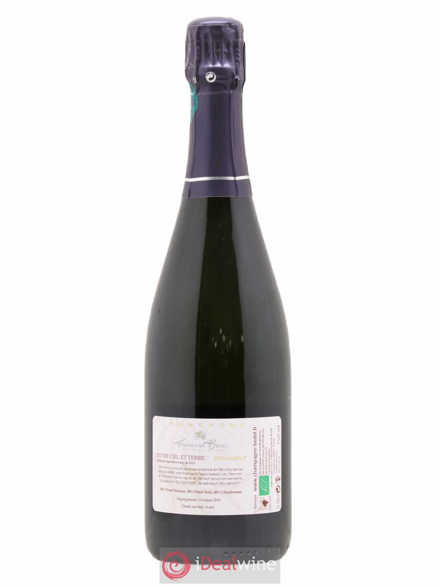 Entre Ciel et Terre Extra-Brut Françoise Bedel et Fils - Lot de 1 bouteille - 1