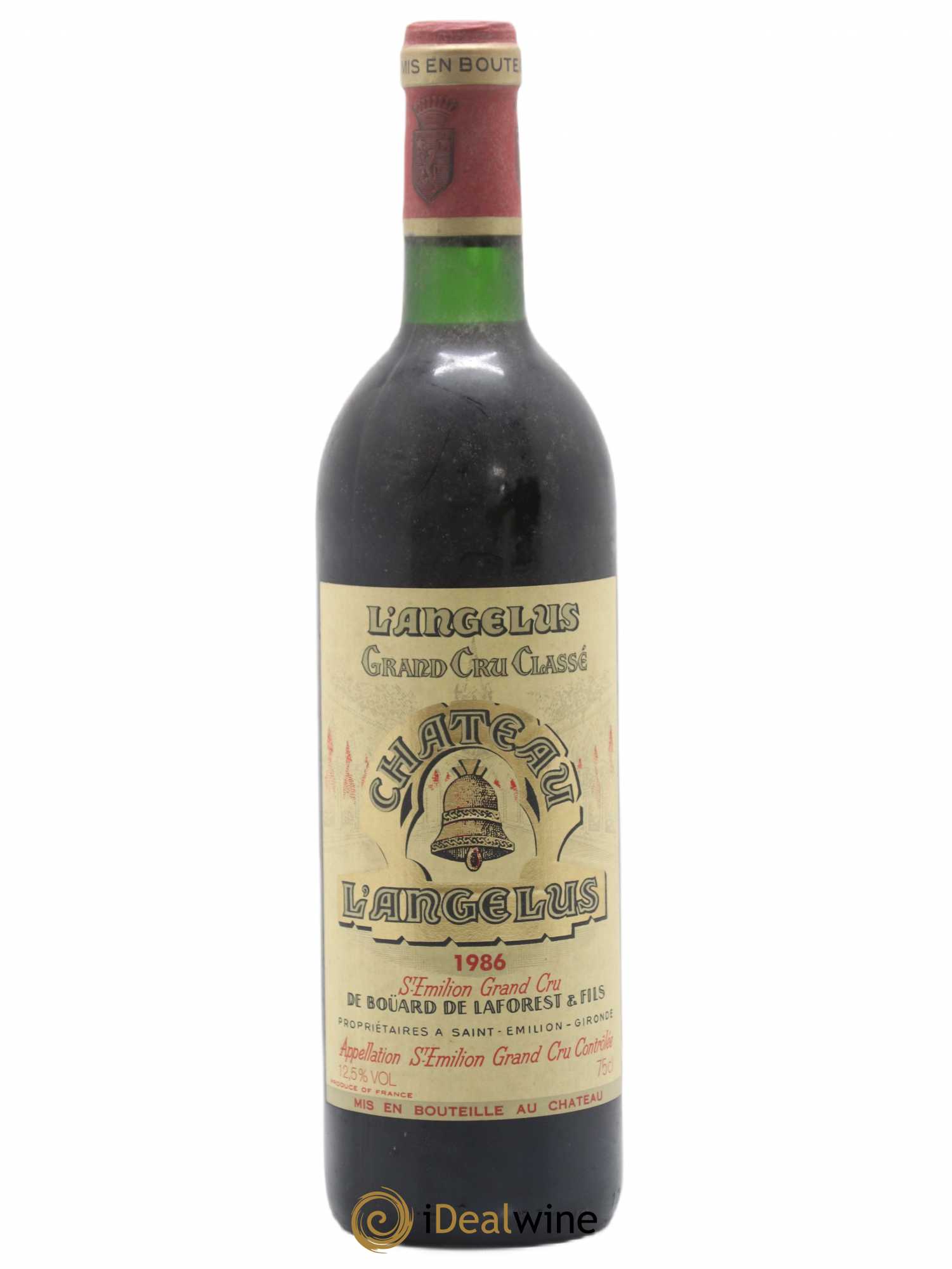 Château Angélus 1er Grand Cru Classé A 1986 - Lot de 1 bouteille - 0