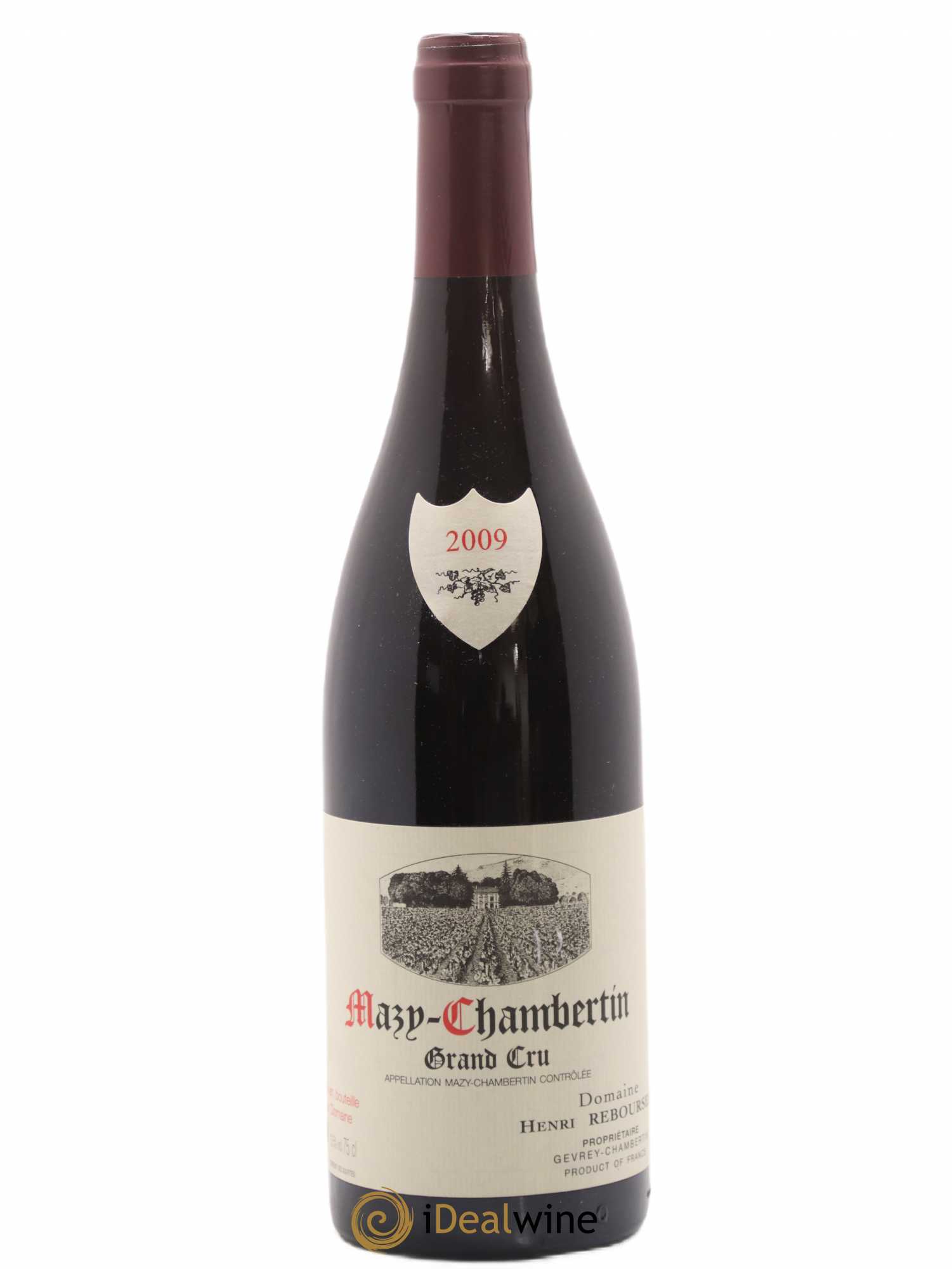 Mazis-Chambertin Grand Cru Henri Rebourseau 2009 - Lot de 1 bouteille - 0