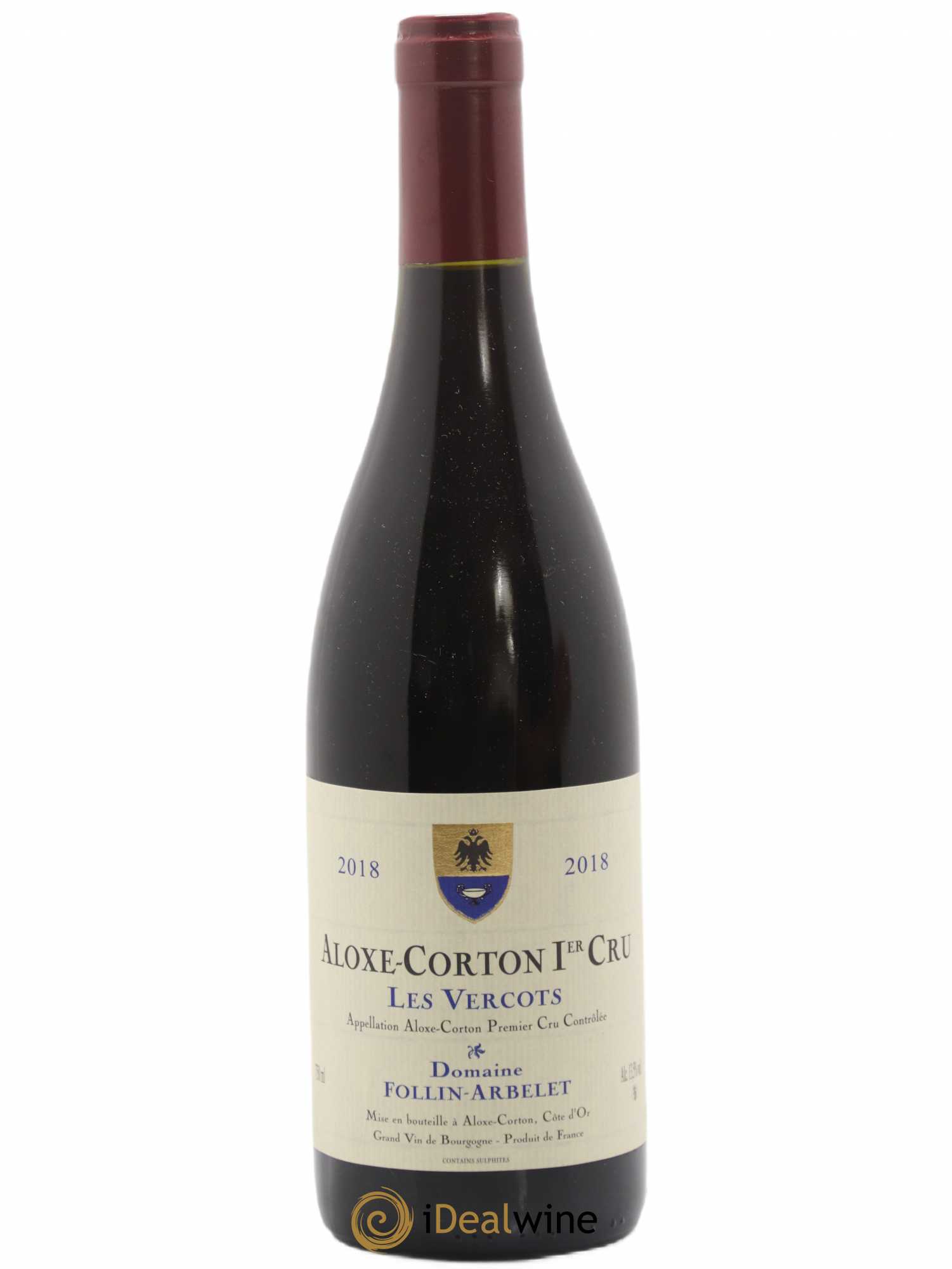Aloxe-Corton 1er Cru Les Vercots Follin-Arbelet (Domaine) 2018 - Posten von 1 Flasche - 0