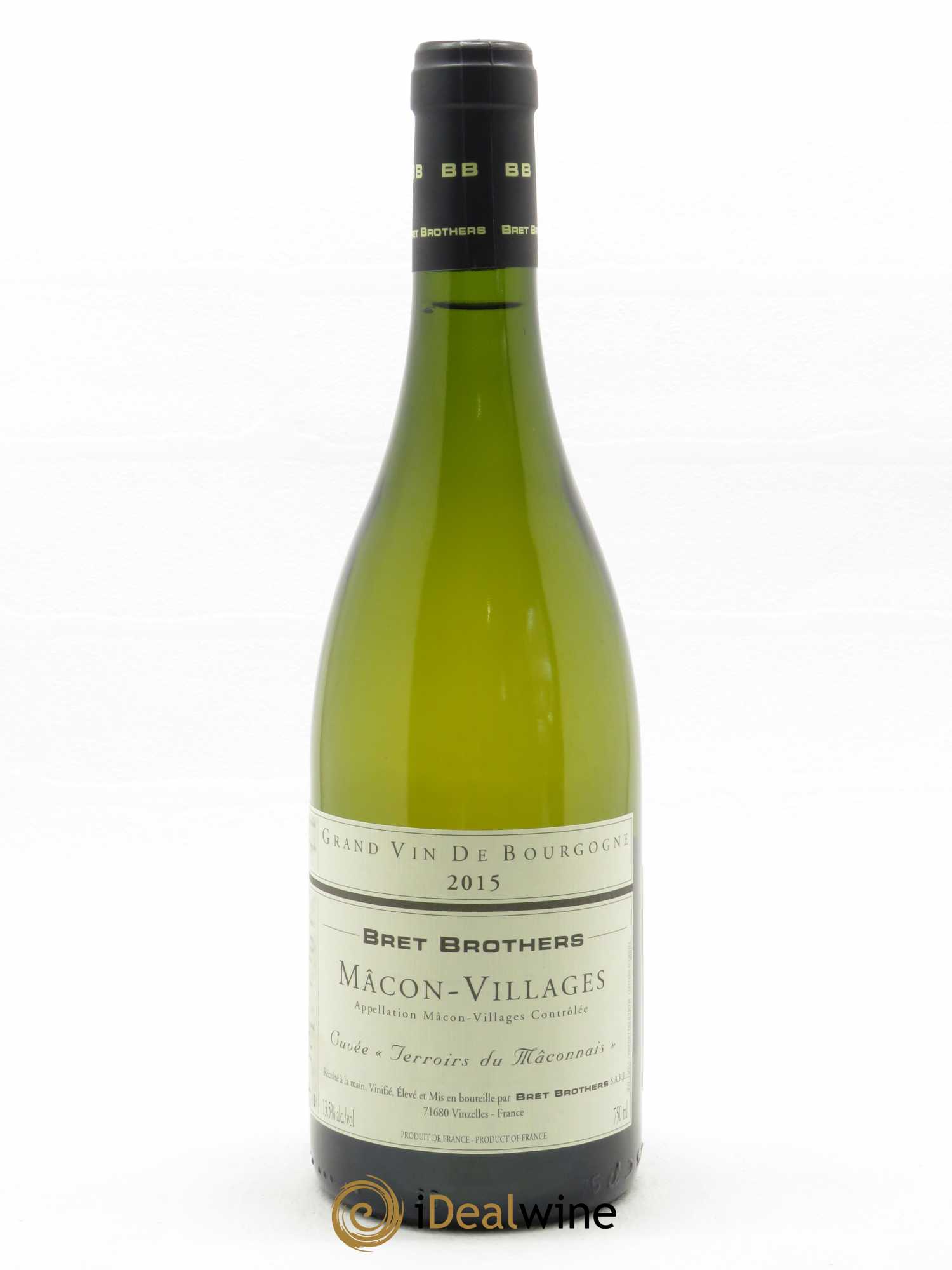 Mâcon Terroirs de Mâconnais Bret Brothers 2015 - Lot de 1 bouteille - 0
