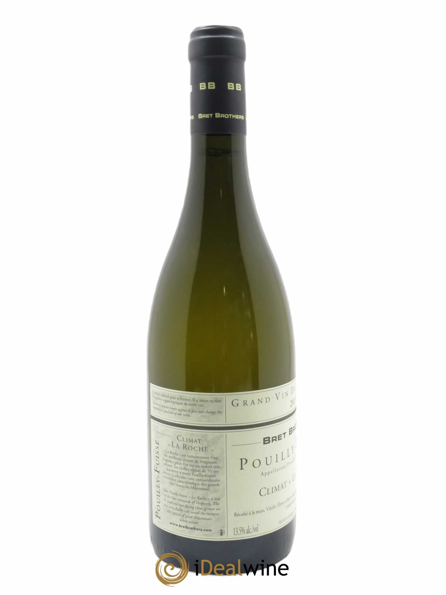 Pouilly-Fuissé La Roche Bret Brothers 2015 - Lot de 1 bouteille - 1