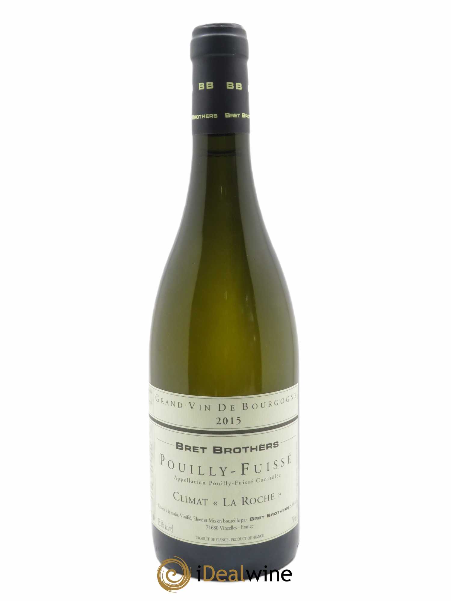 Pouilly-Fuissé La Roche Bret Brothers 2015 - Lot de 1 bouteille - 0