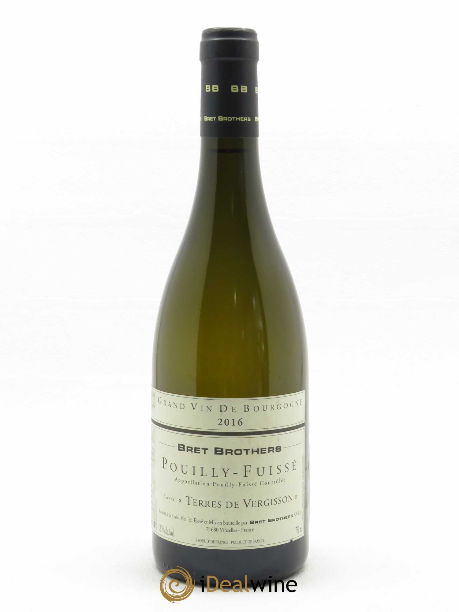 Pouilly-Fuissé Cuvée Terres De Vergisson Bret Brothers 2016 - Lot de 1 bouteille - 0