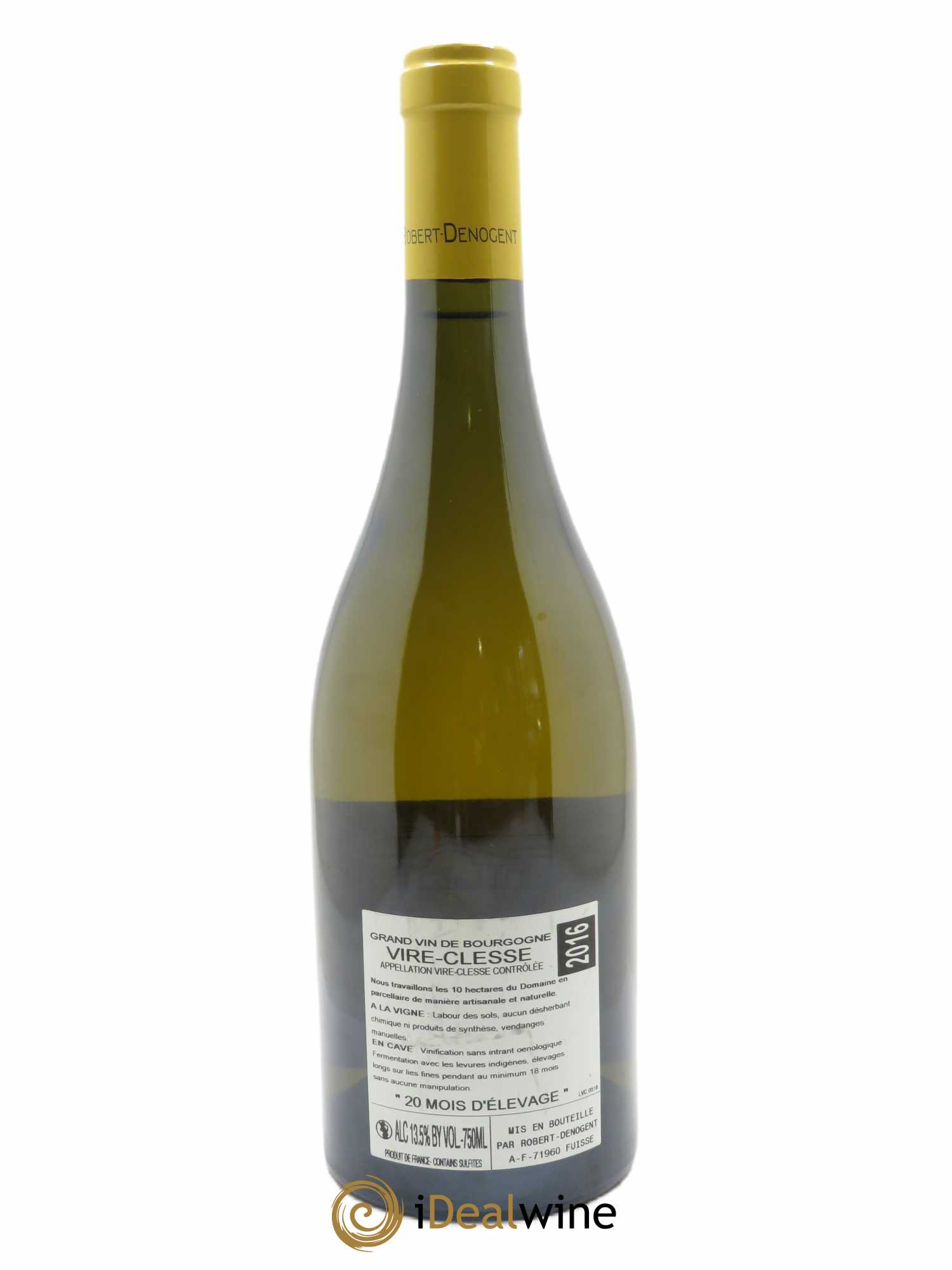 Viré-Clessé Les Chazelles Robert Denogent (Domaine) 2016 - Lot de 1 bouteille - 1