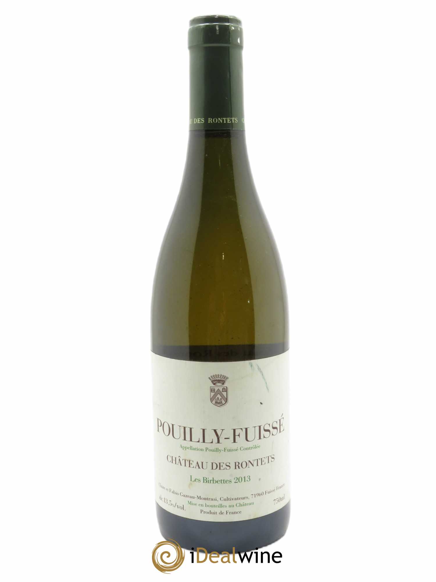 Pouilly-Fuissé Les Birbettes Château des Rontets 2013 - Lot de 1 bouteille - 0
