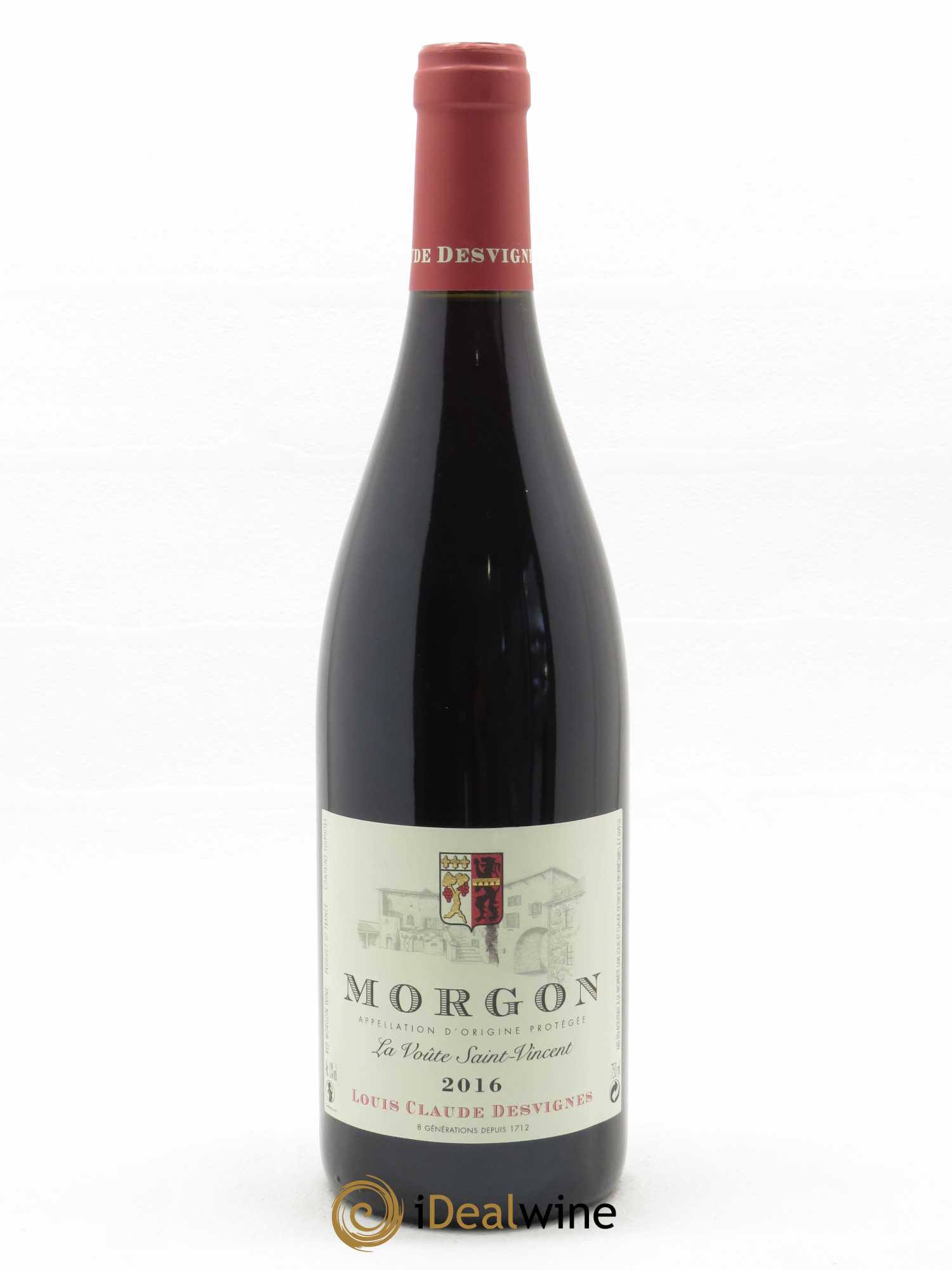 Morgon La Voûte Saint Vincent Louis-Claude Desvignes 2016 - Lot de 1 bouteille - 0