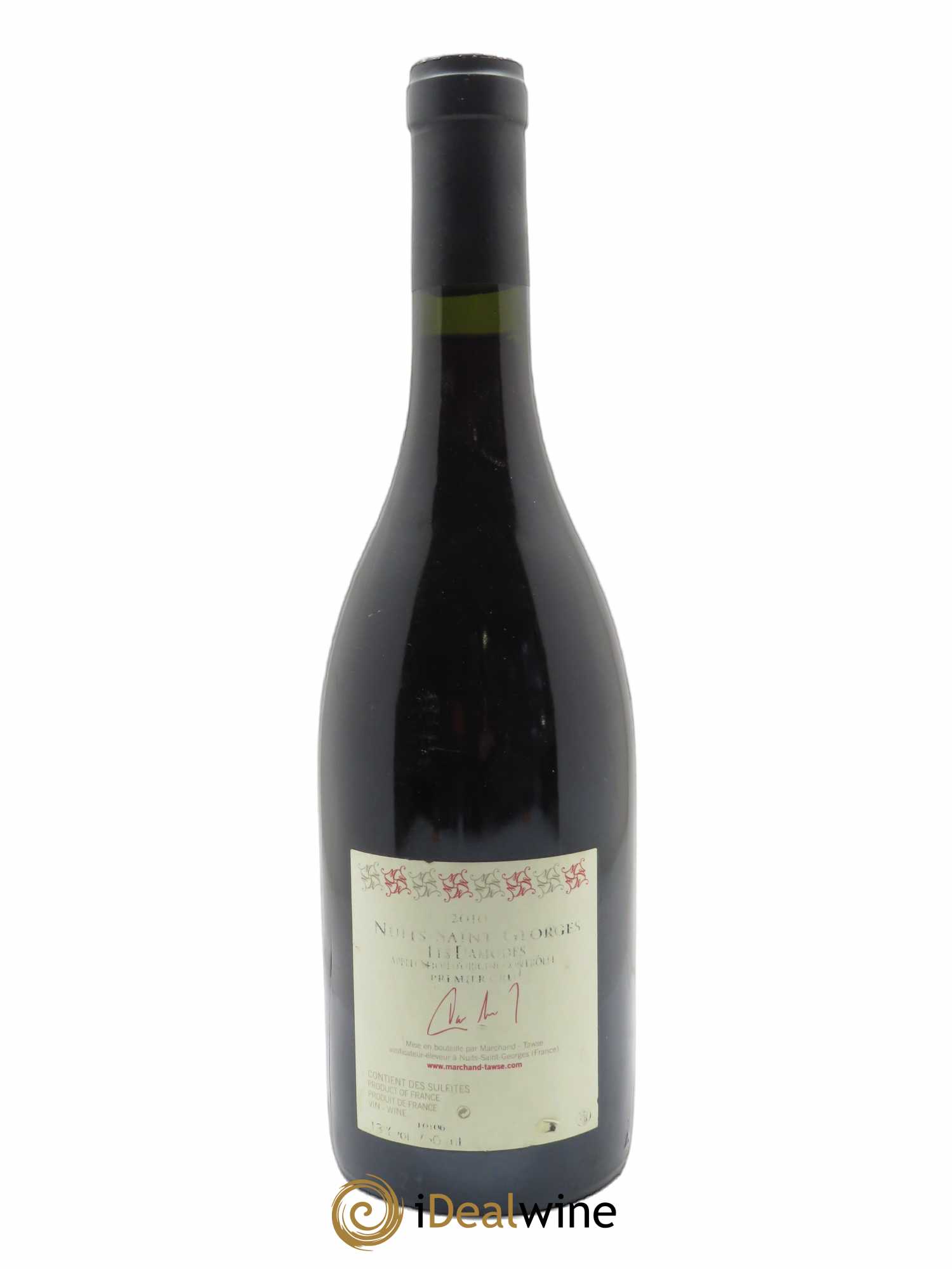 Nuits-Saint-Georges 1er Cru Les Damodes Pascal Marchand 2010 - Lot de 1 bouteille - 1