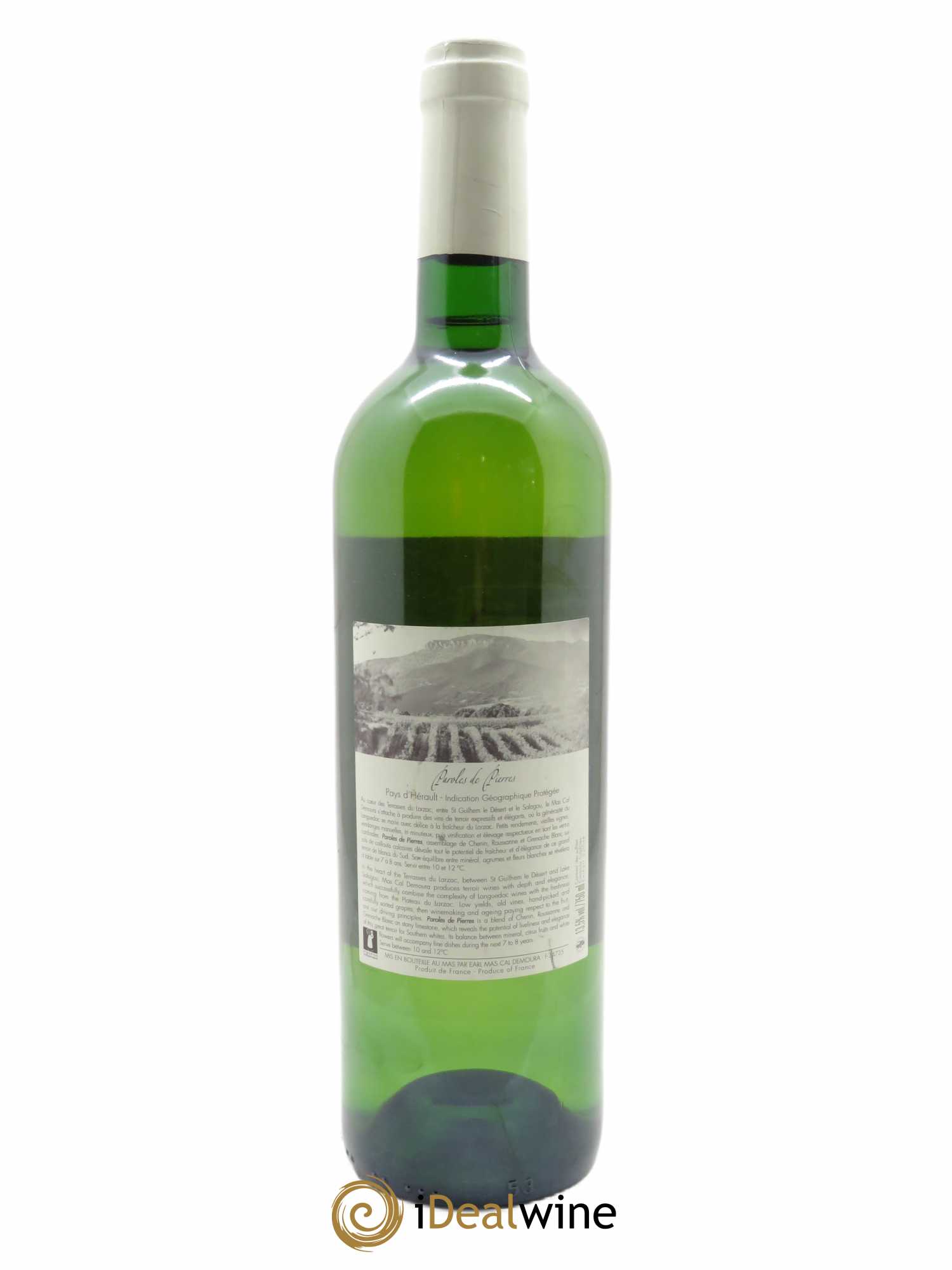Pays d'Hérault Paroles de Pierres Mas Cal Demoura 2012 - Lot de 1 bouteille - 1