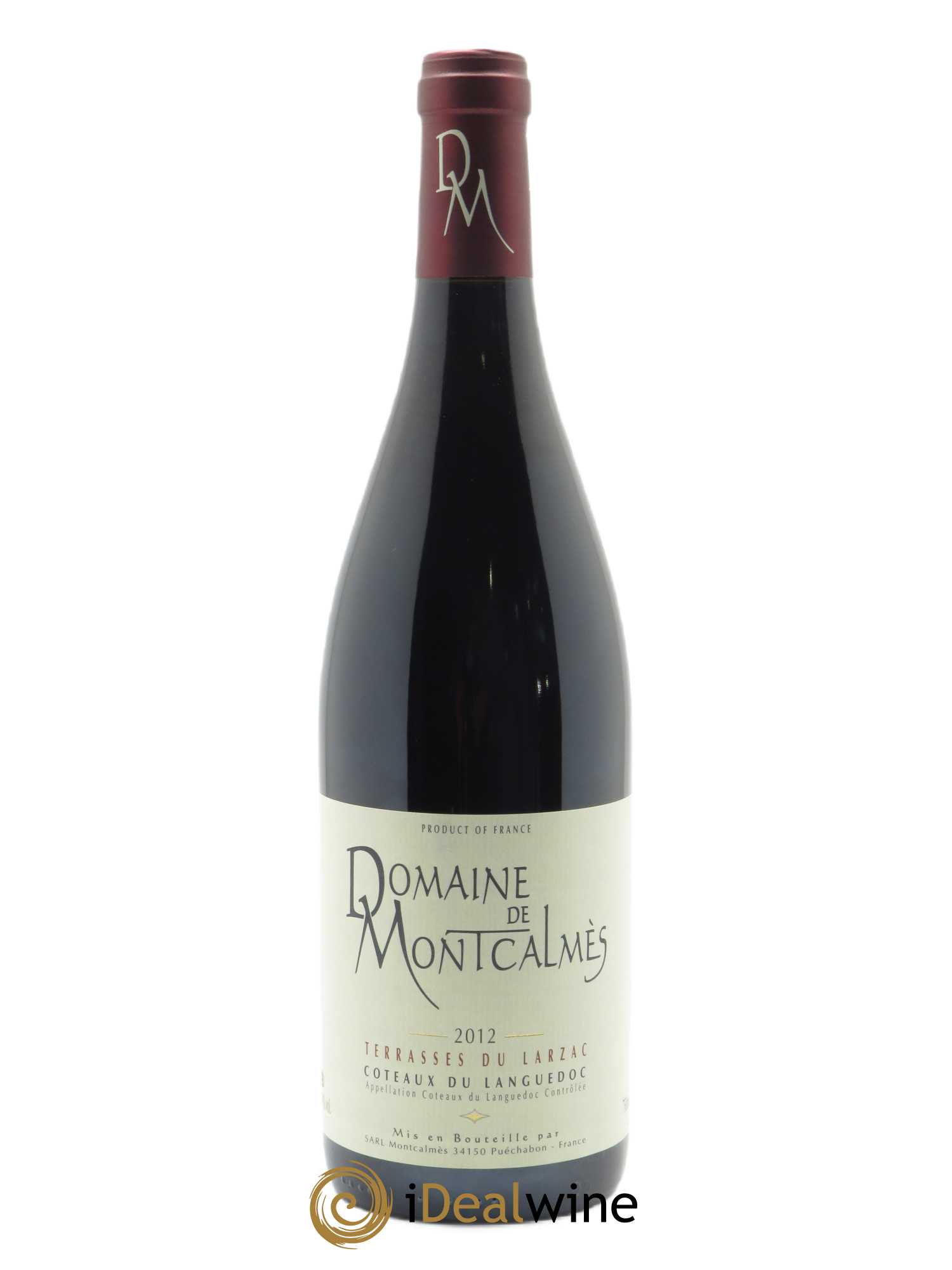 Terrasses du Larzac Domaine de Montcalmès Frédéric Pourtalié 2012 - Lot de 1 bouteille - 0