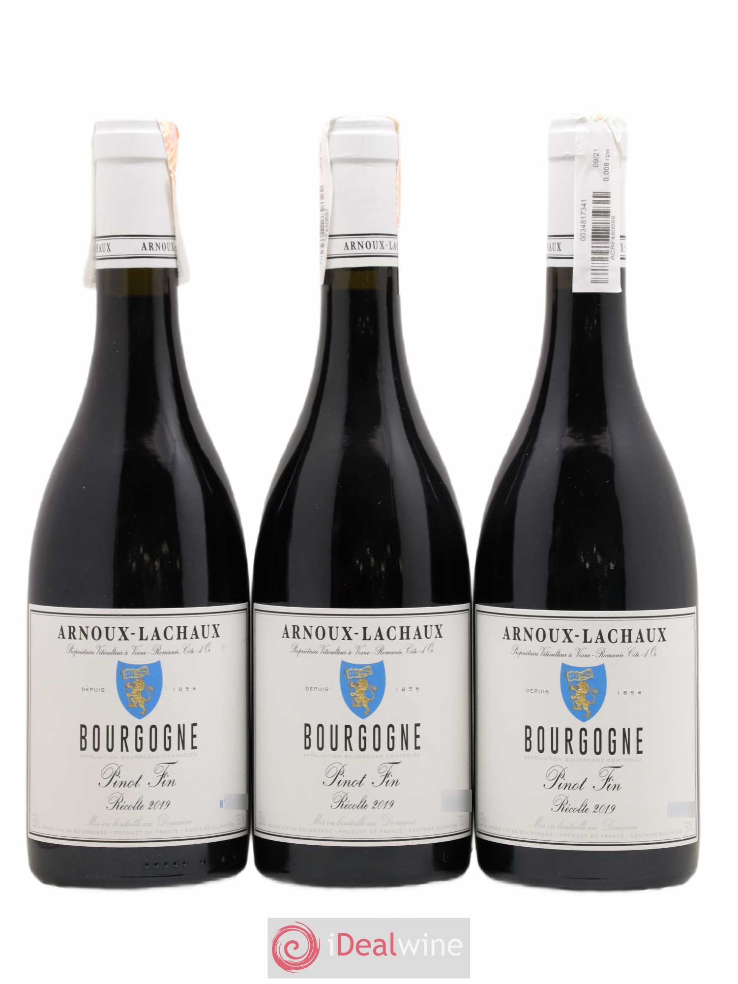 Bourgogne Pinot Fin Arnoux-Lachaux (Domaine) 2019 - Lot de 3 bouteilles - 0