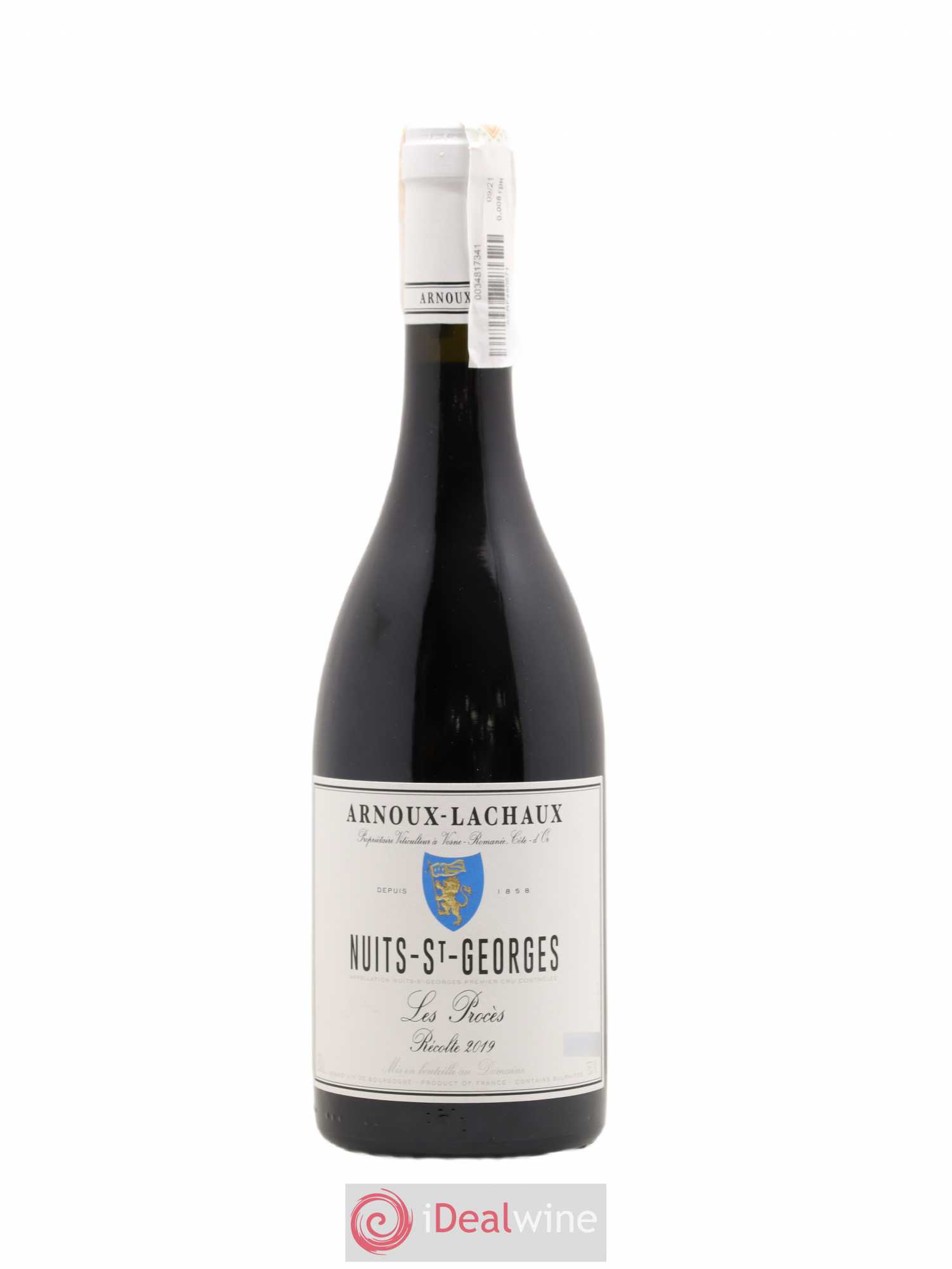 Nuits-Saint-Georges 1er Cru Les Procès Arnoux-Lachaux (Domaine) 2019 - Lot de 1 bouteille - 0