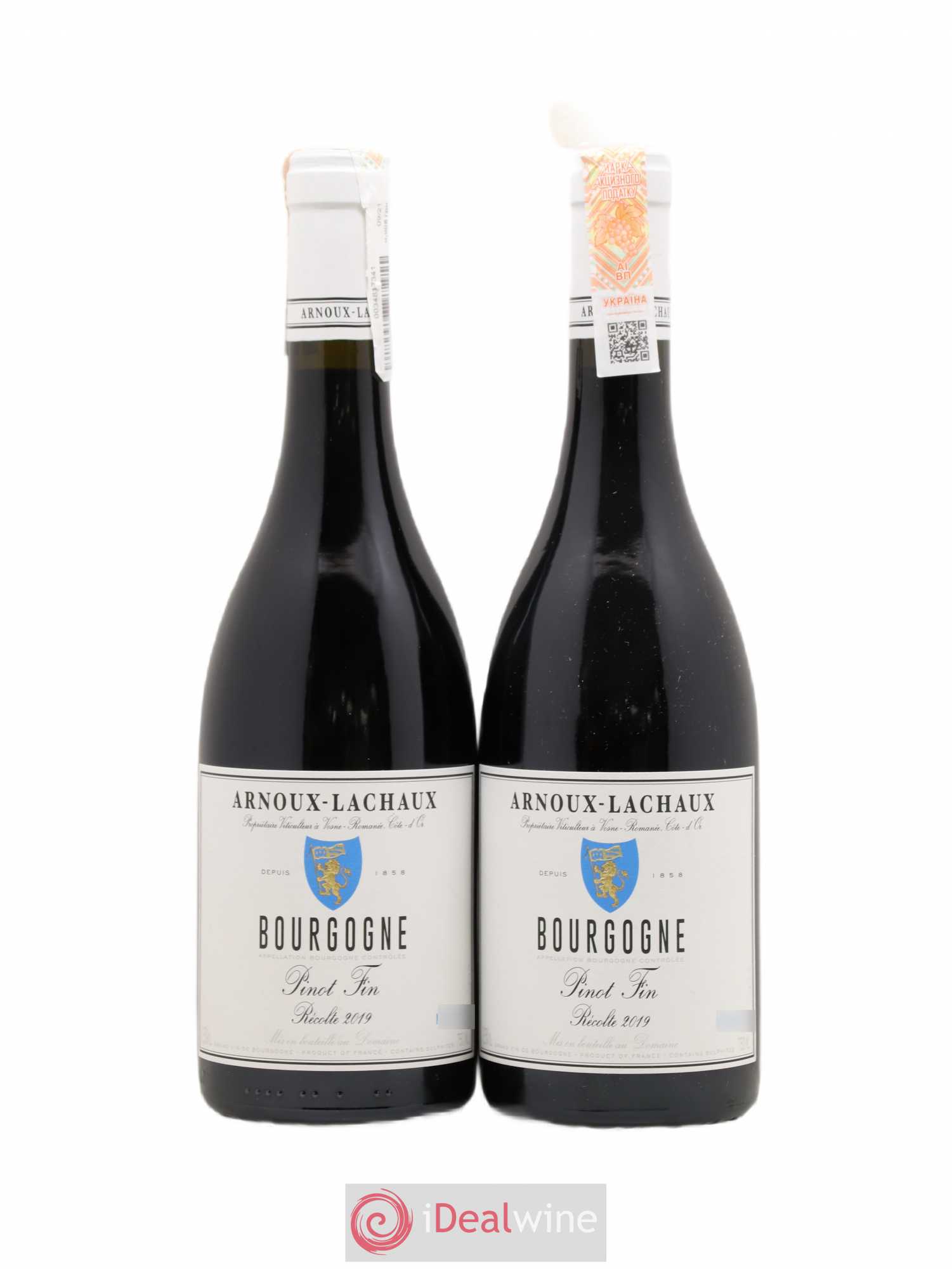 Bourgogne Pinot Fin Arnoux-Lachaux (Domaine) 2019 - Lot de 2 bouteilles - 0