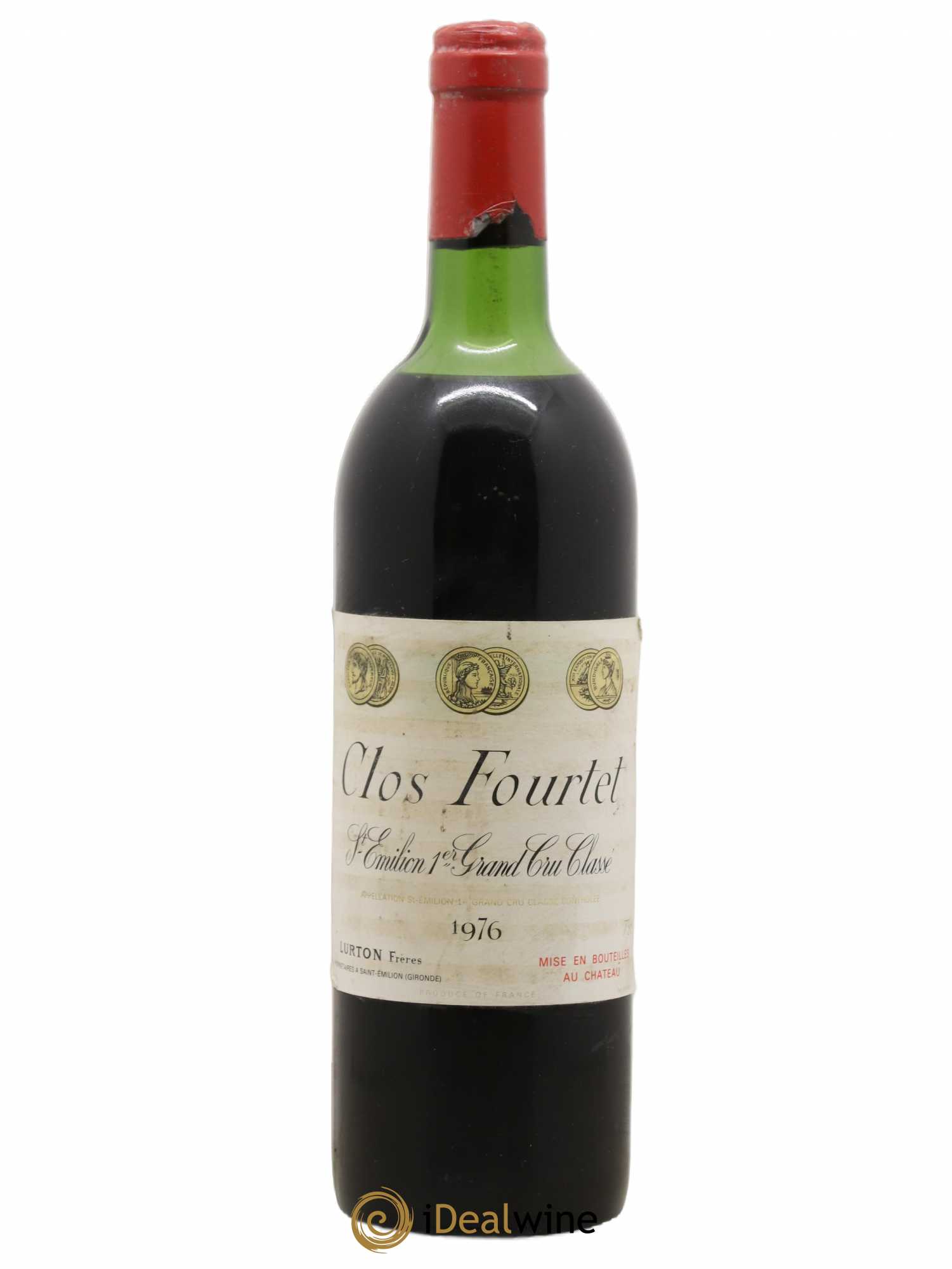 Clos Fourtet 1er Grand Cru Classé B 1976 - Lot de 1 bouteille - 0