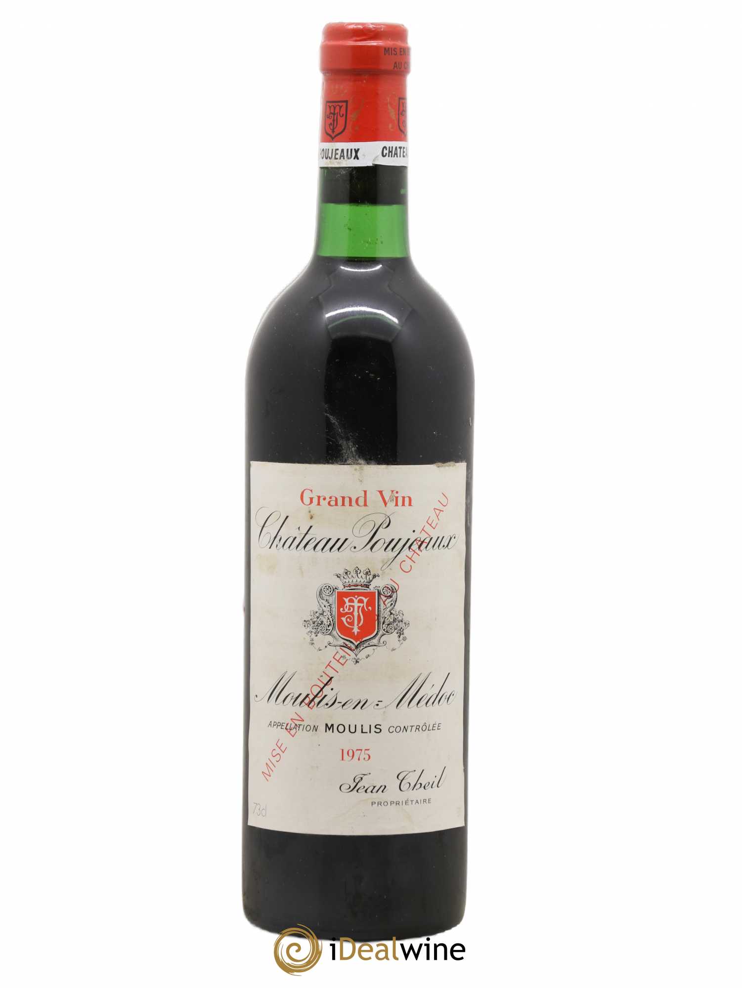 Château Poujeaux 1975 - Lot de 1 bouteille - 0