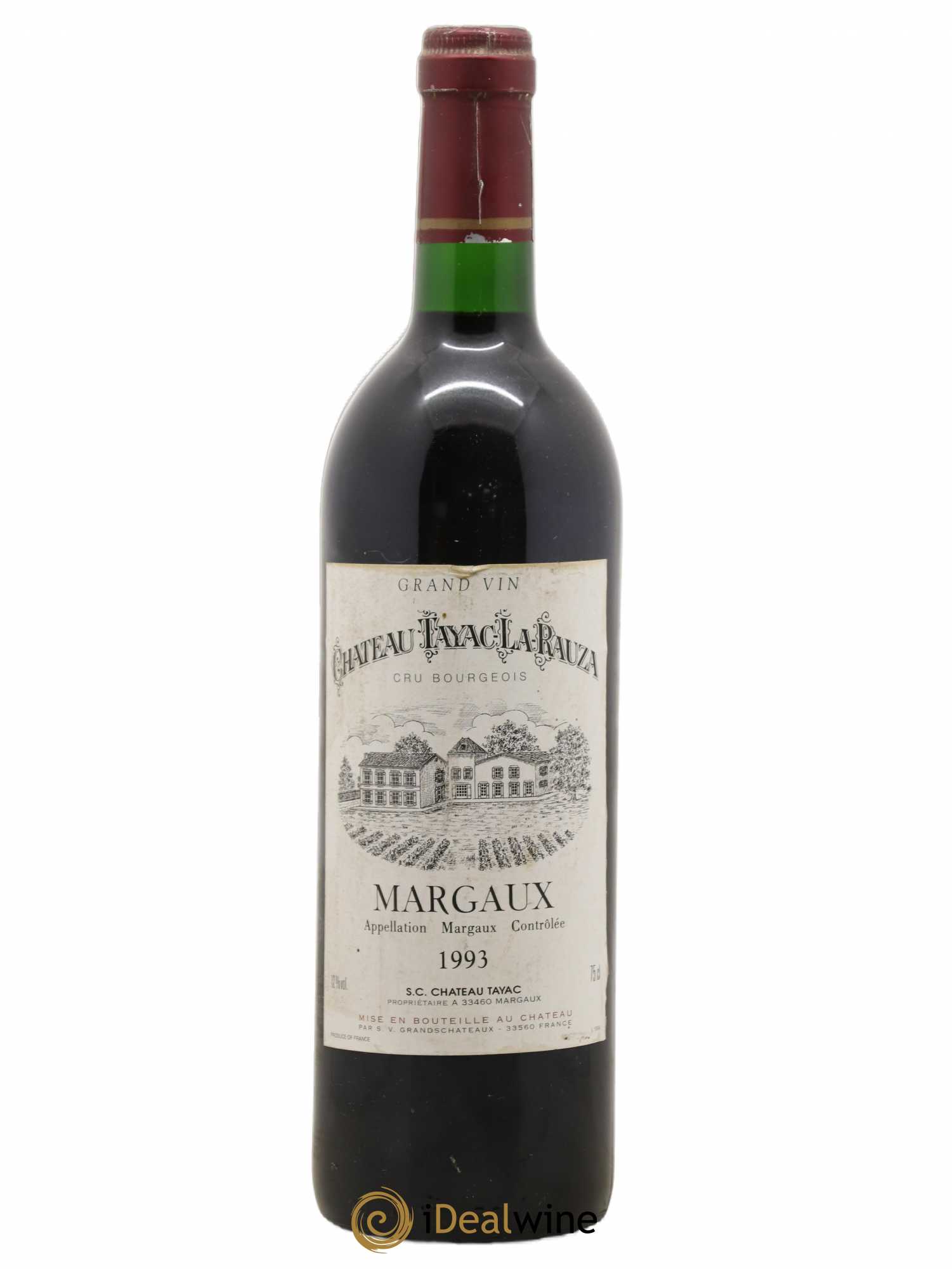 Bordeaux Château Tayac La Rauza 1993 - Lot de 1 bouteille - 0