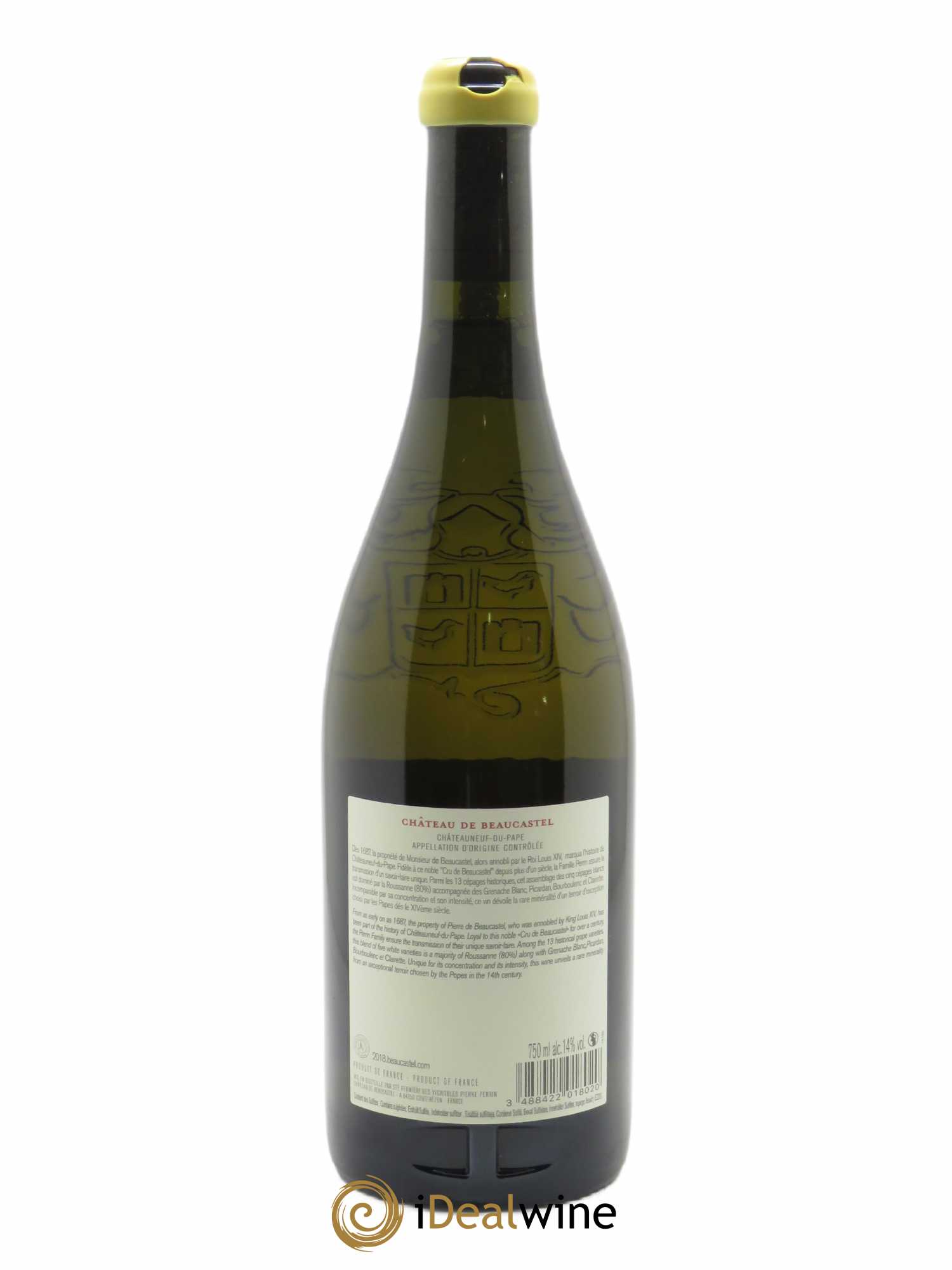 Châteauneuf-du-Pape Château de Beaucastel Famille Perrin 2018 - Lot de 1 bouteille - 1