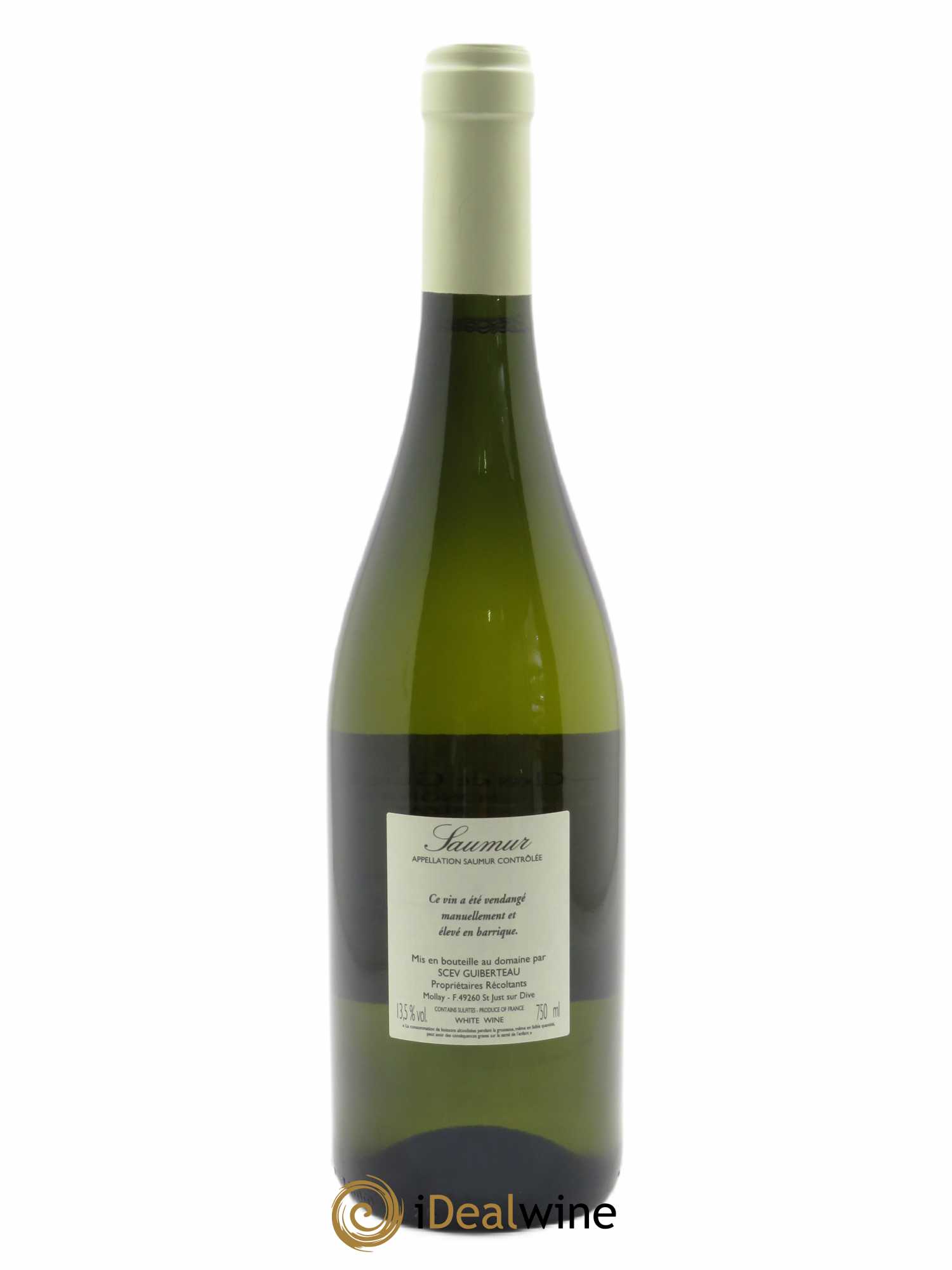 Saumur Clos de Guichaux Domaine Guiberteau 2018 - Lot de 1 bouteille - 1