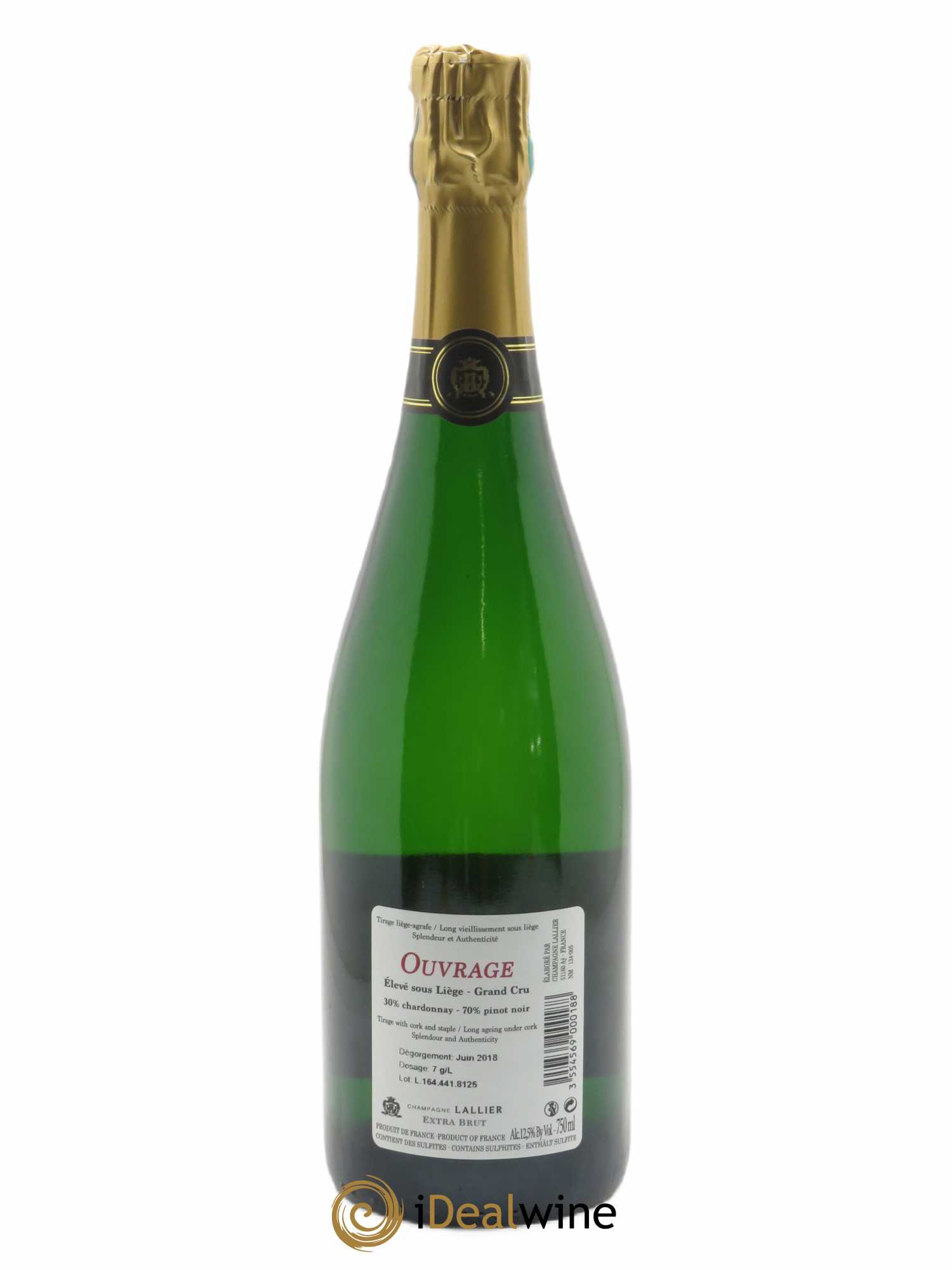 Ouvrage Lallier (Domaine) 2018 - Lot de 1 bouteille - 1