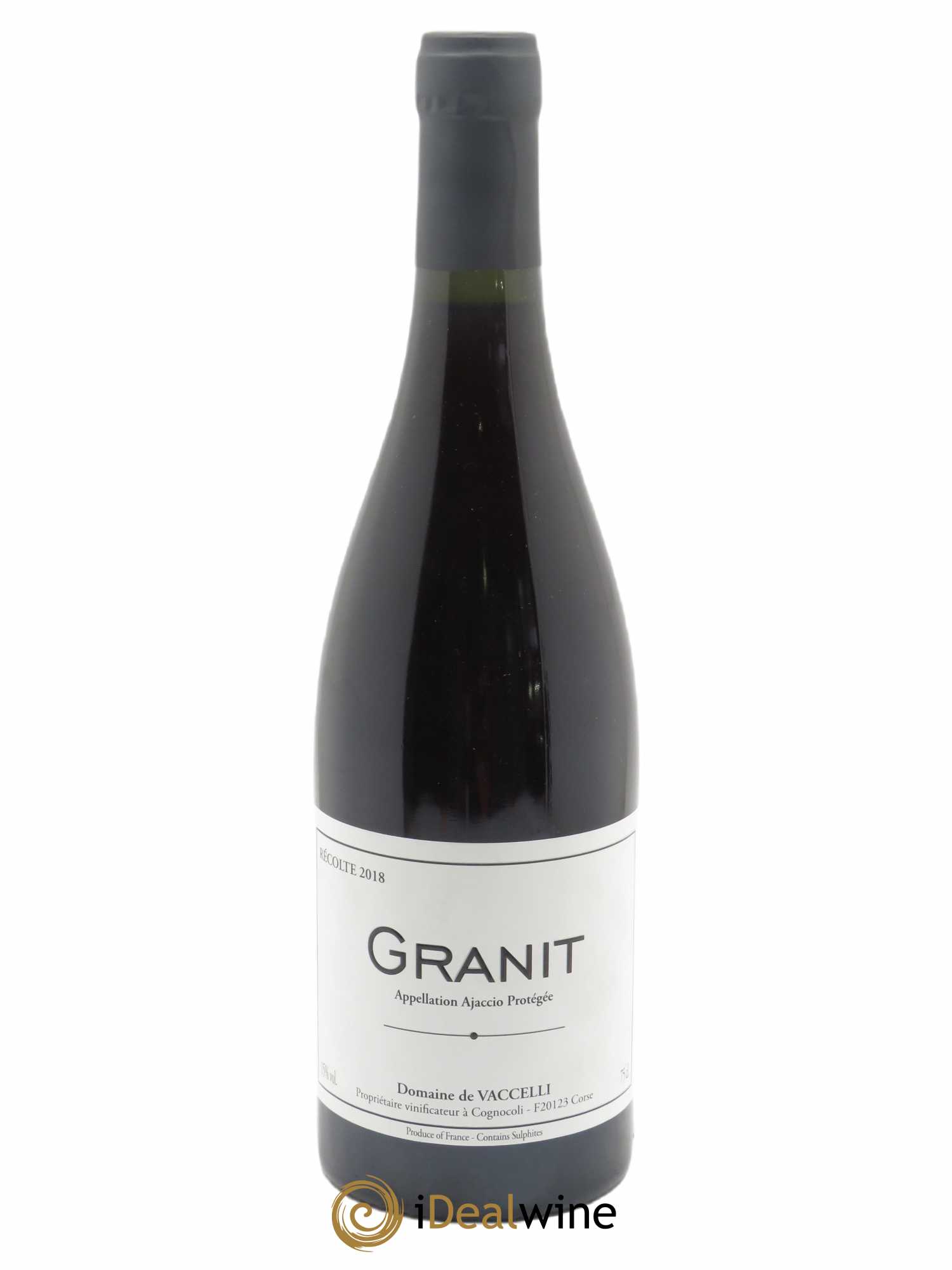 Ajaccio Granit Vaccelli 2018 - Lot de 1 bouteille - 0