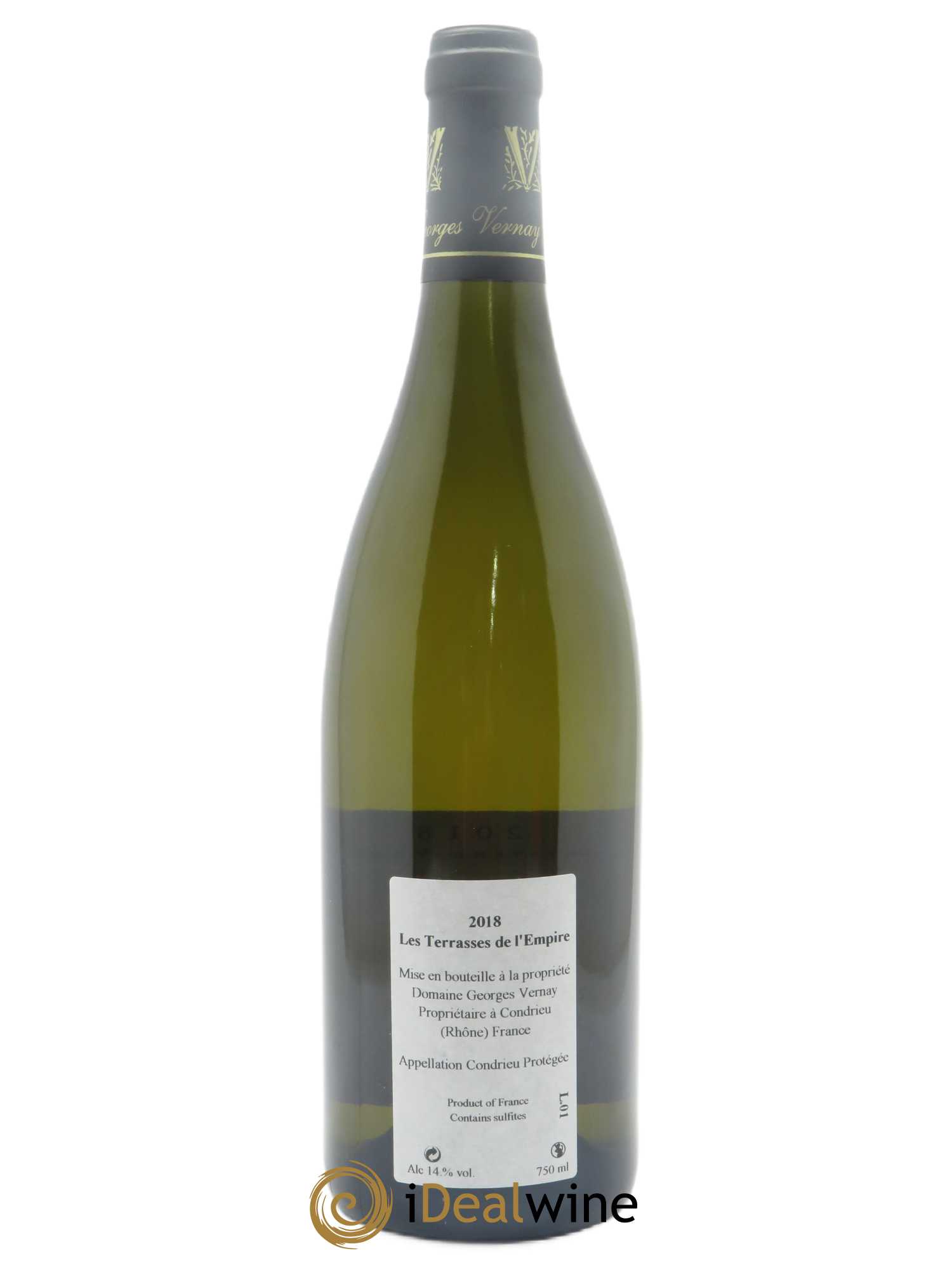 Condrieu Terrasses de l'Empire Georges Vernay 2018 - Lot de 1 bouteille - 1