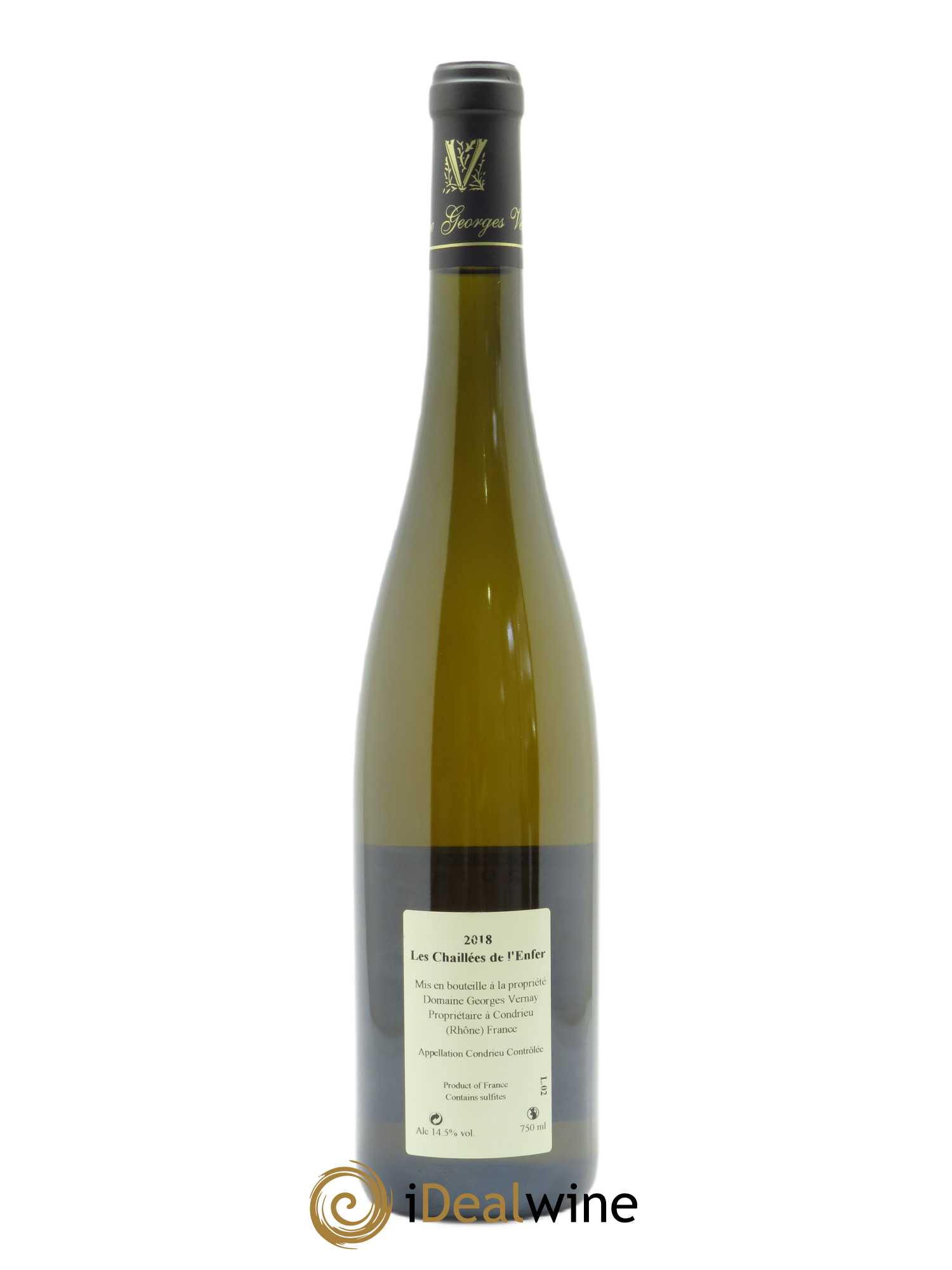 Condrieu Les Chaillées de l'Enfer Georges Vernay 2018 - Lot de 1 bouteille - 1