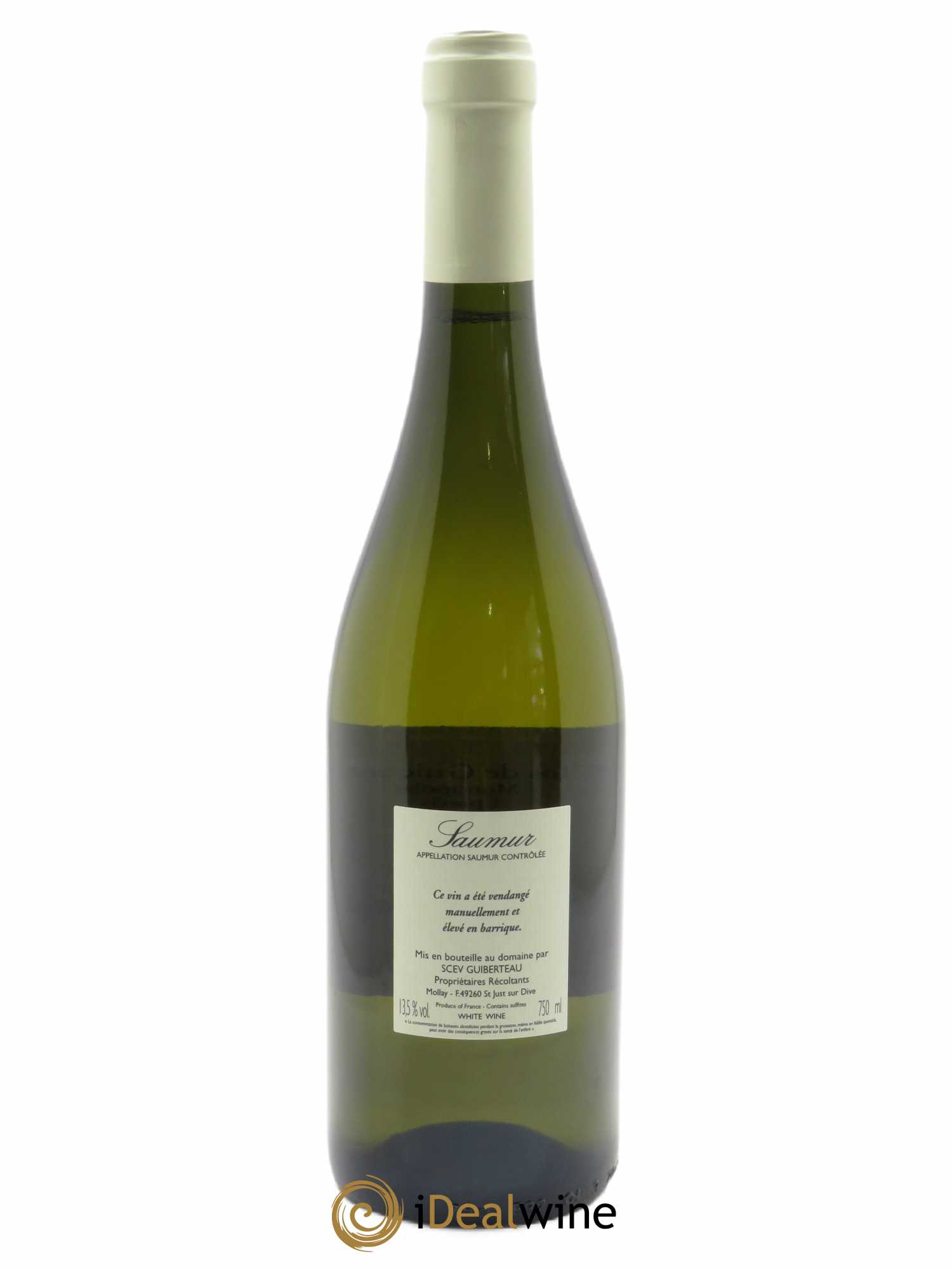 Saumur Clos de Guichaux Domaine Guiberteau 2019 - Lot de 1 bouteille - 1