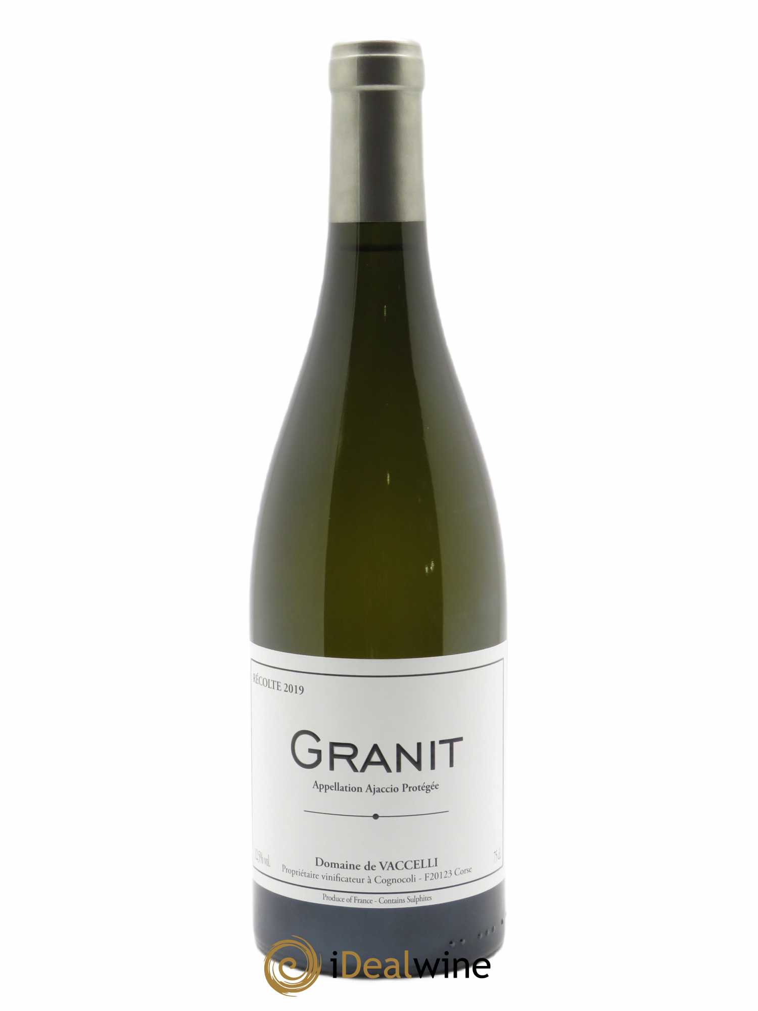 Ajaccio Granit Vaccelli 2019 - Lot de 1 bouteille - 0