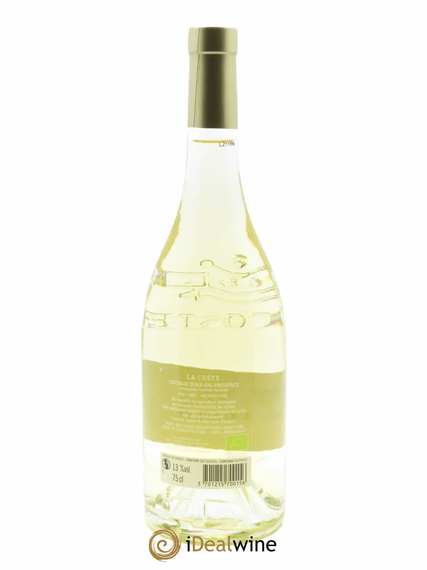 Coteaux d'Aix-en-Provence Le Blanc Château La Coste 2020 - Lot de 1 bouteille - 1