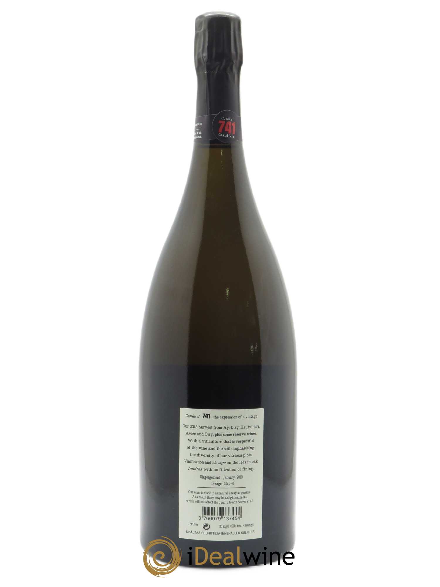 Cuvée 741 Extra-Brut Jacquesson - Lot de 1 magnum - 1