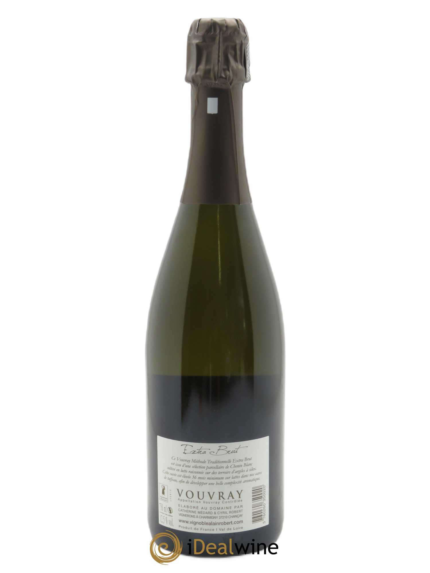 Vouvray Extra-Brut Alain Robert (Vignoble) - Lot de 1 bouteille - 1