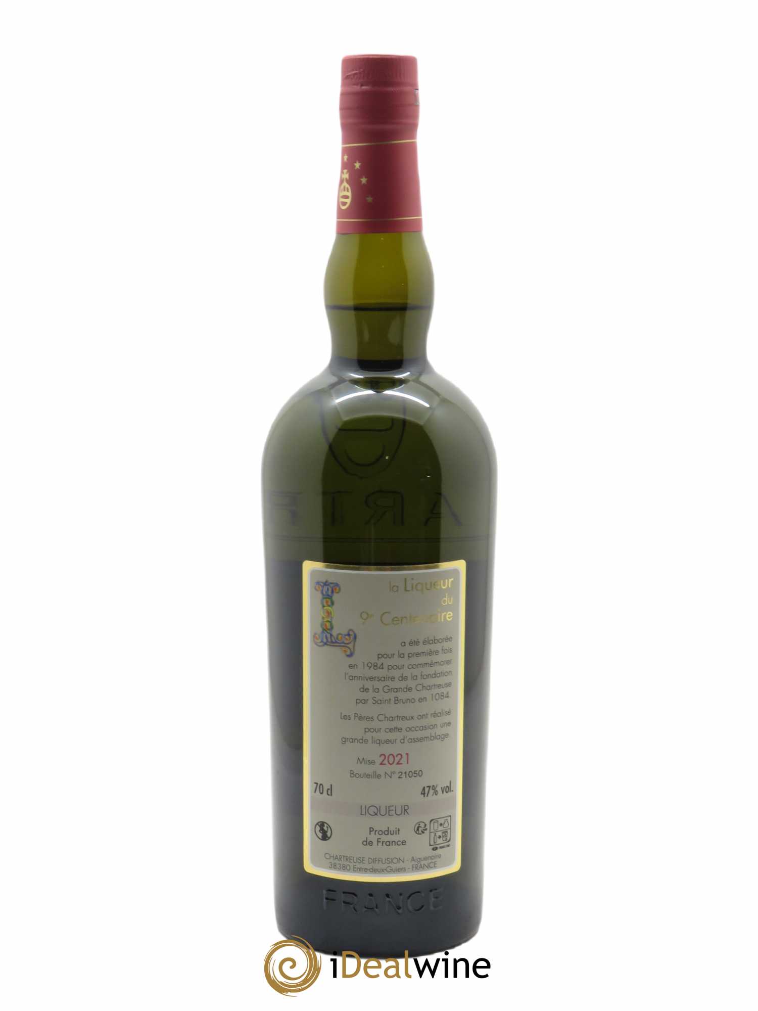 Chartreuse Liqueur du 9ème centenaire  Pères chartreux  - Lot of 1 bottle - 2
