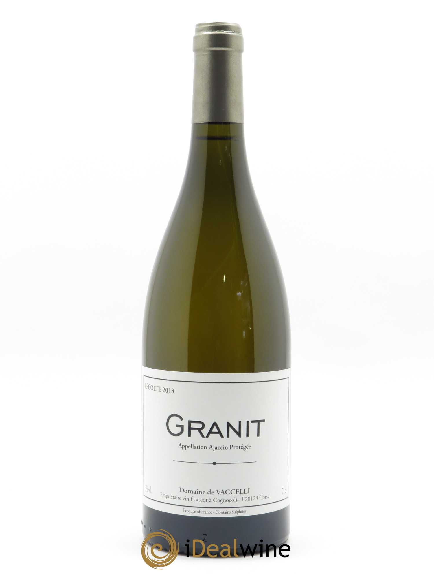 Ajaccio Granit Vaccelli 2018 - Lot de 1 bouteille - 0