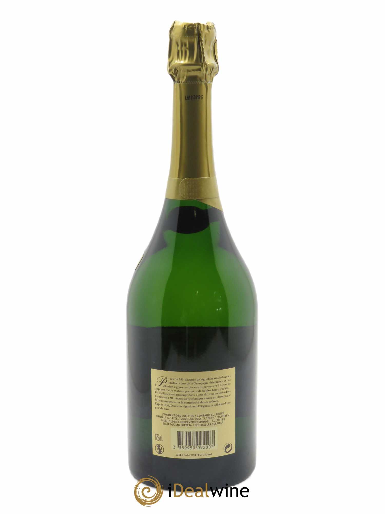 Cuvée William Deutz Deutz 2009 - Lot de 1 bouteille - 1
