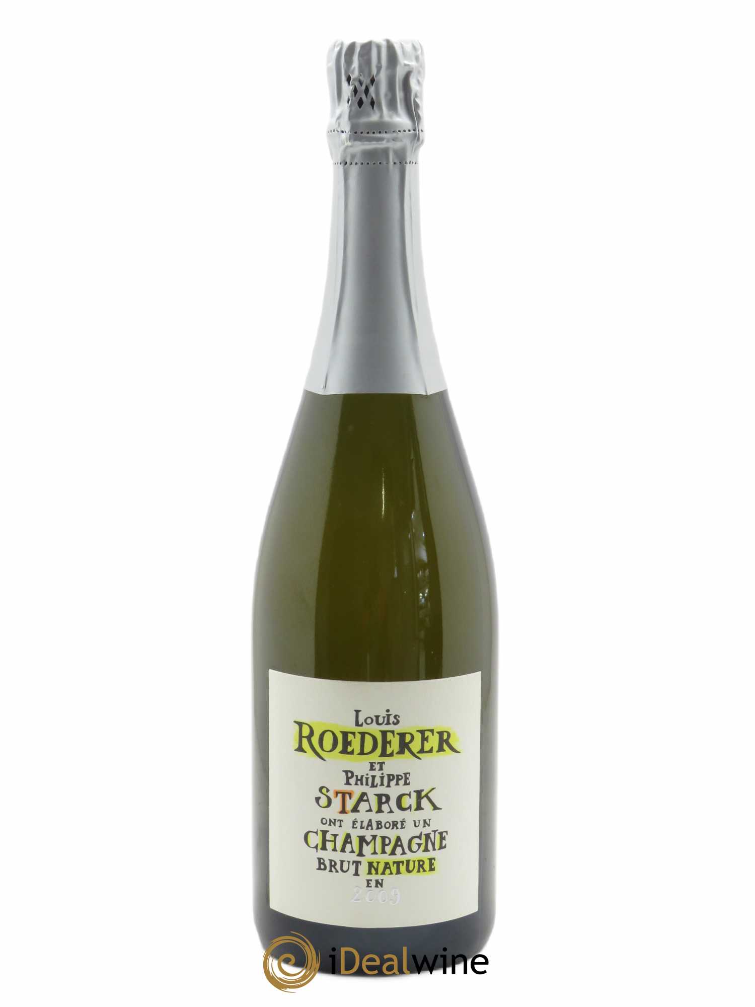 Edition limitée Starck Brut Nature Louis Roederer 2009 - Lot de 1 bouteille - 0