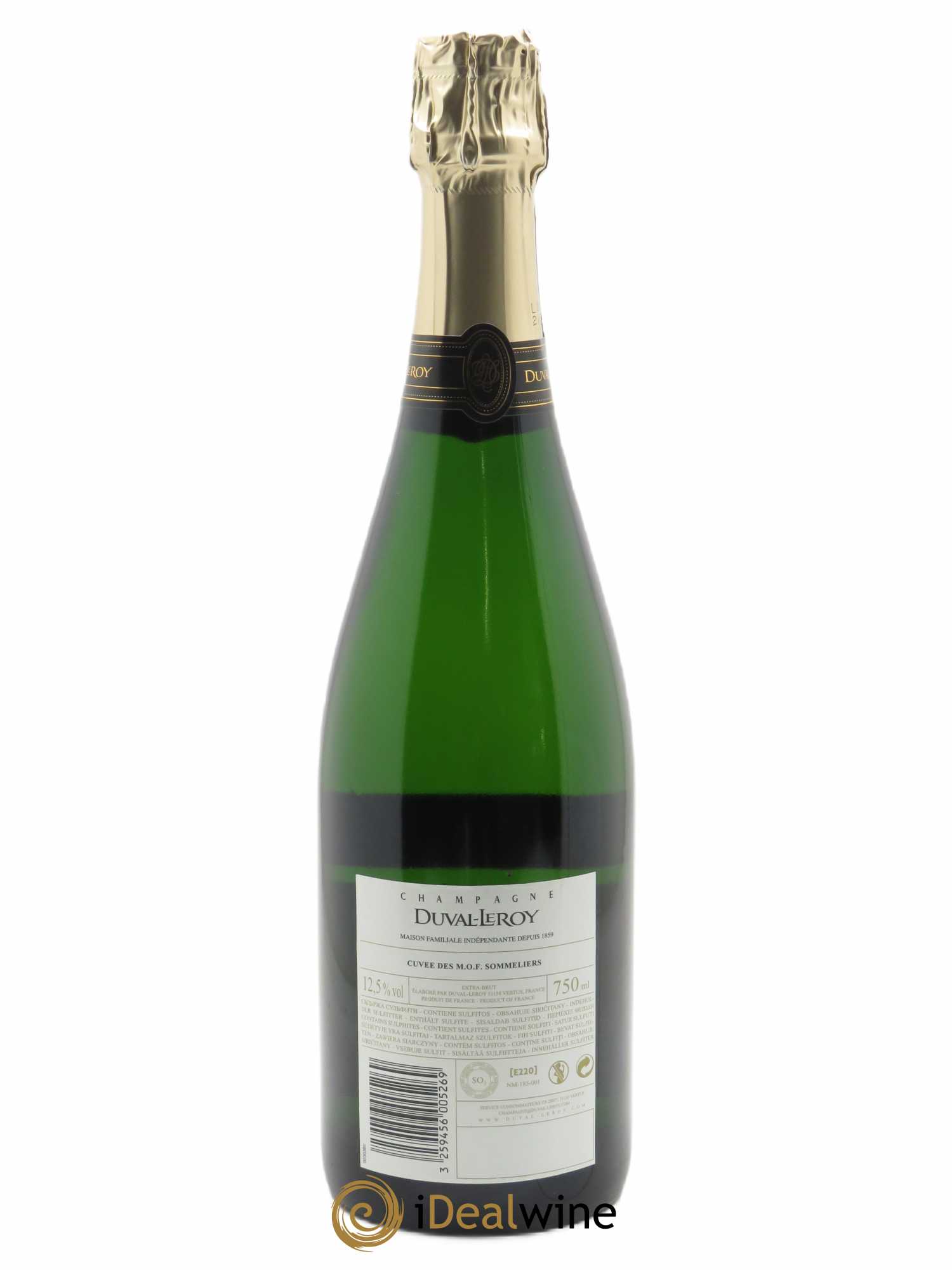 Cuvée des M.O.F Duval-Leroy 2010 - Lot de 1 bouteille - 1