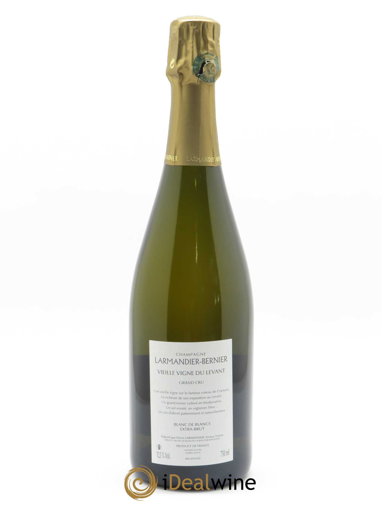 Vieille Vigne du Levant Grand Cru Extra-Brut Larmandier-Bernier 2010 - Lot de 1 bouteille - 1