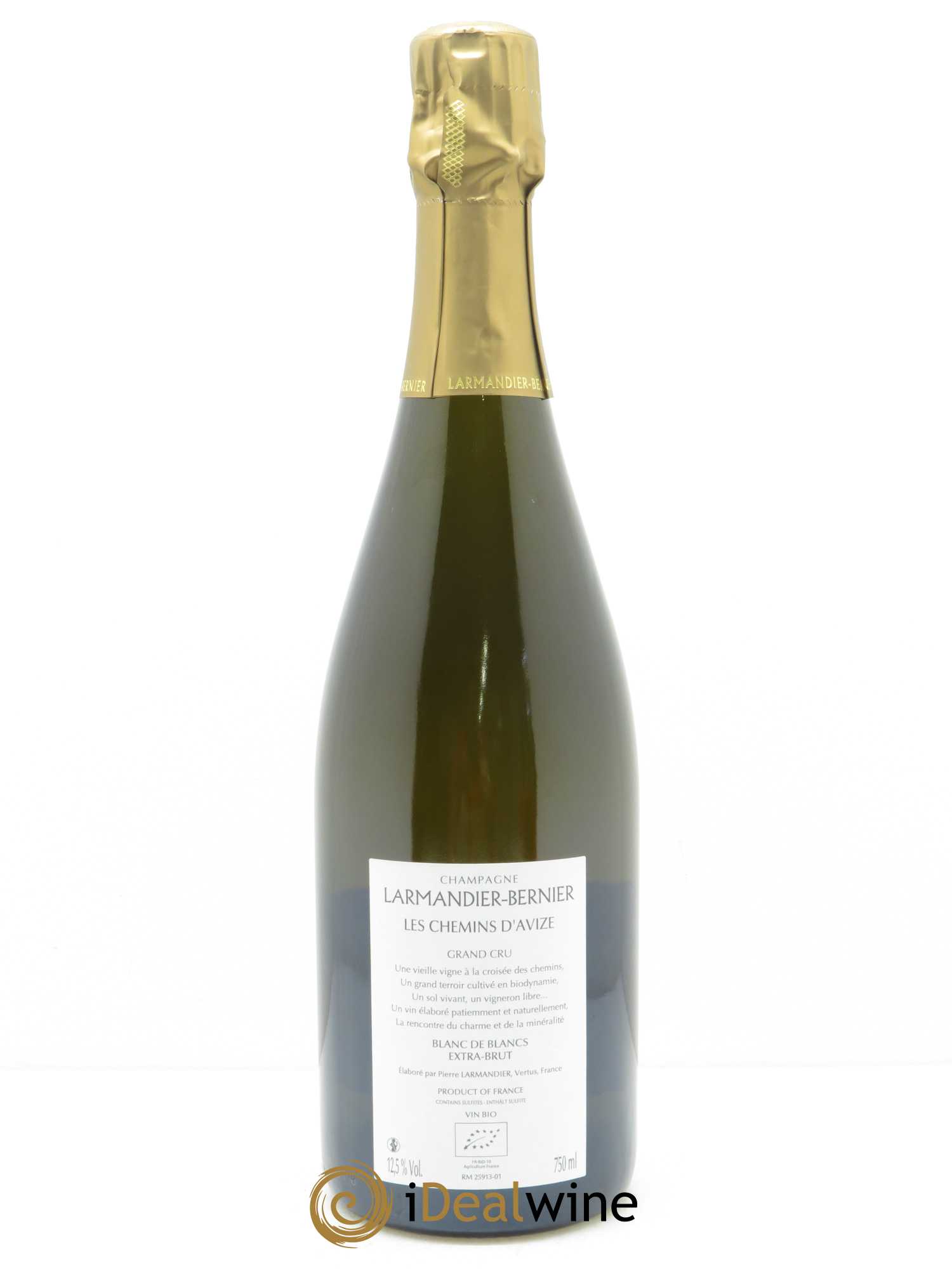 Les Chemins d'Avize Grand Cru Extra-Brut Larmandier-Bernier 2012 - Lot de 1 bouteille - 1