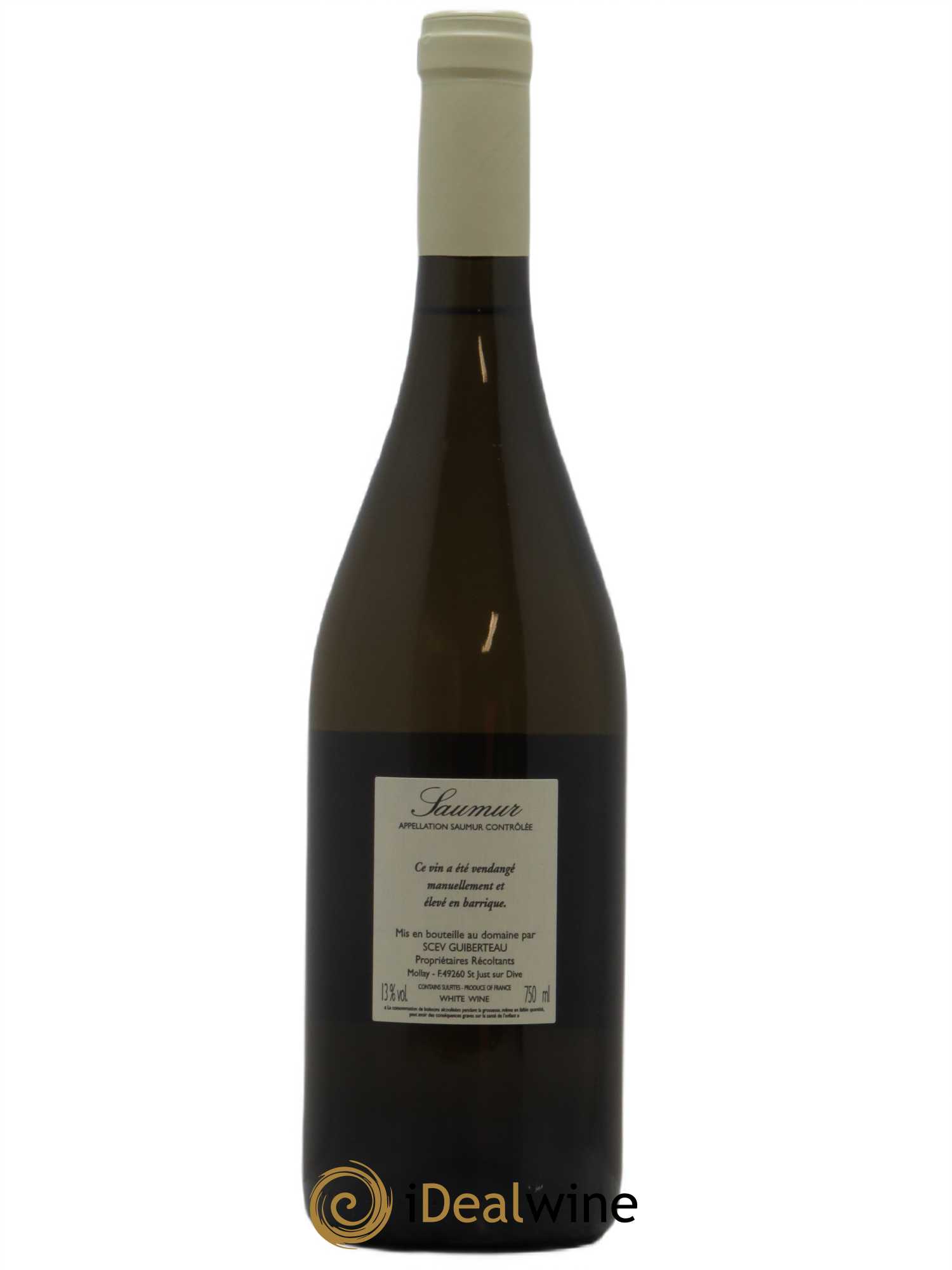 Saumur Brézé Domaine Guiberteau 2015 - Lot de 1 bouteille - 1
