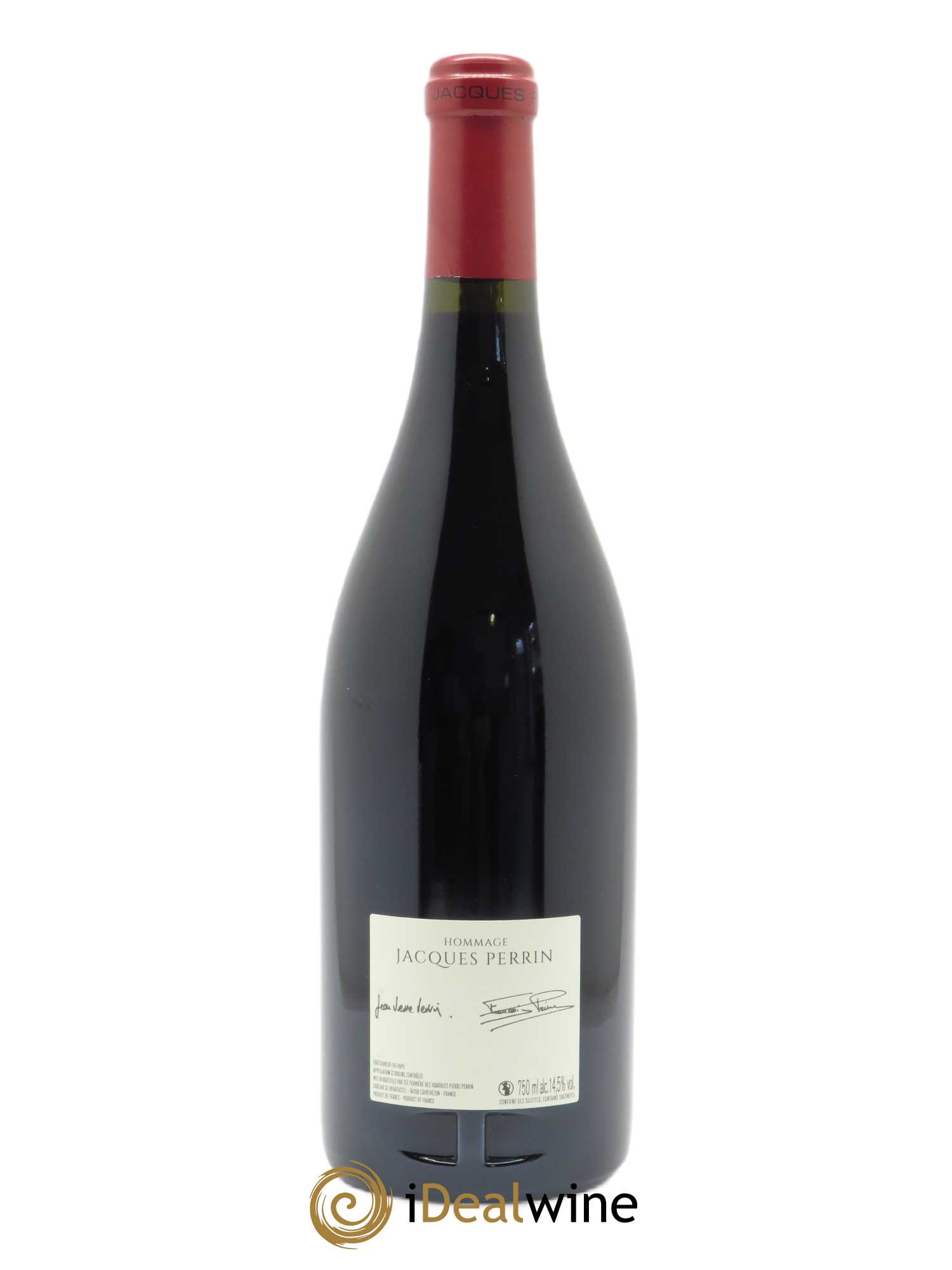 Châteauneuf-du-Pape Château de Beaucastel Hommage à Jacques Perrin Famille Perrin 2017 - Lot de 1 bouteille - 1